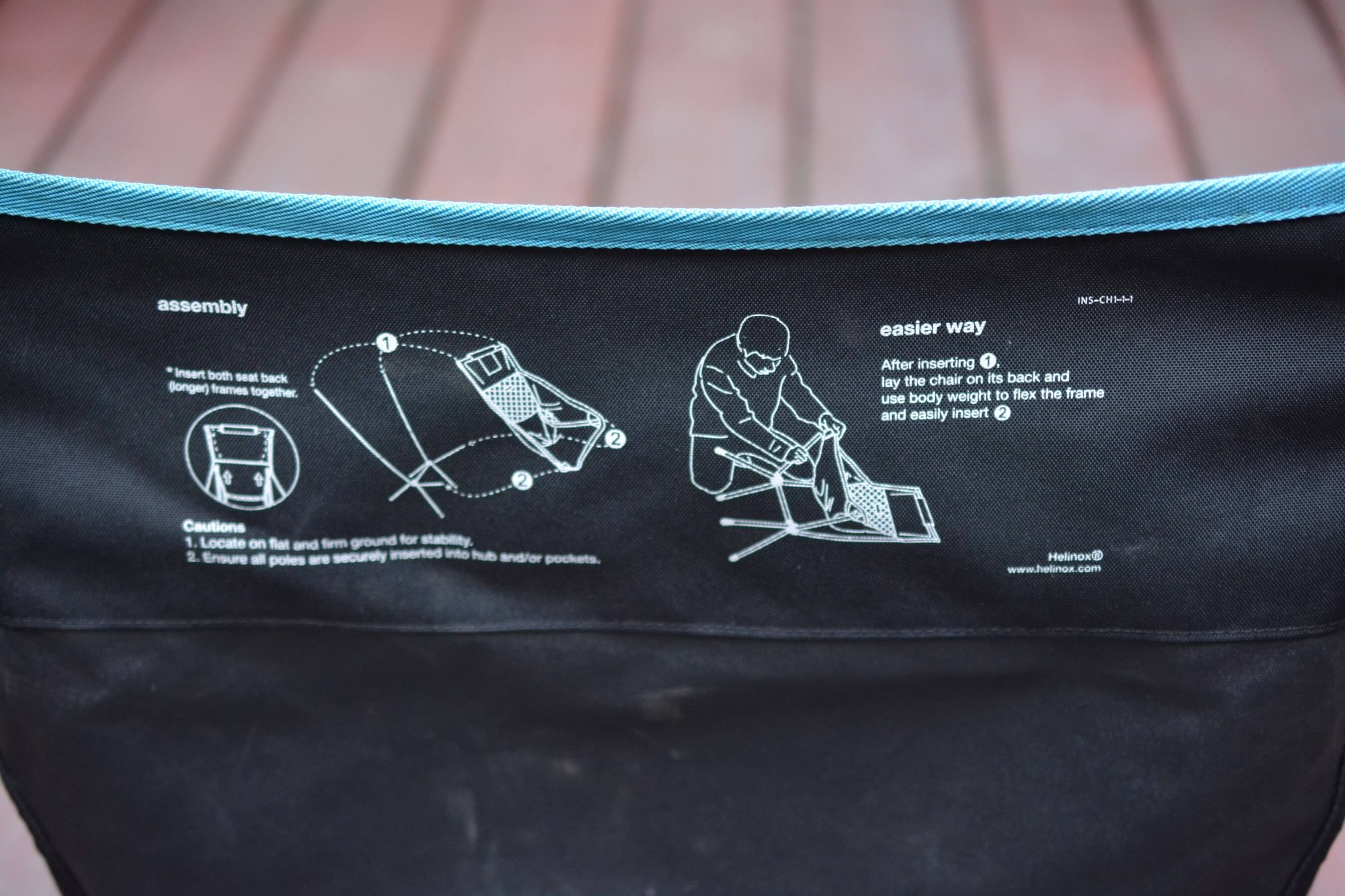 ヘリノックス 　チェアツー　組み立て