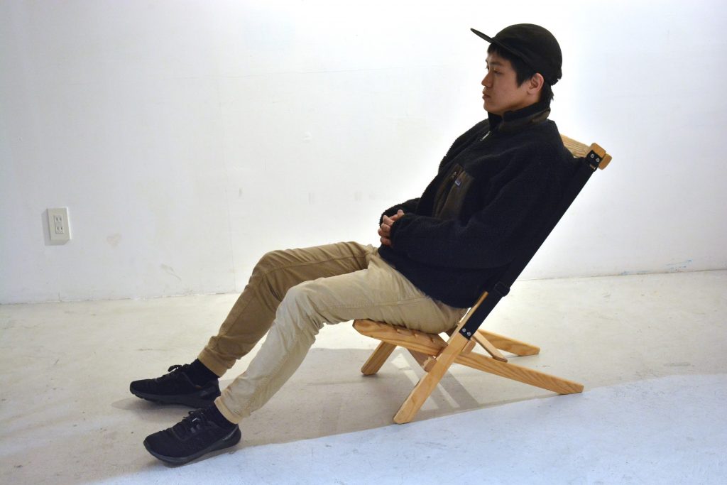 ペンドルトン　ブルーリッジチェア 　座面 角度