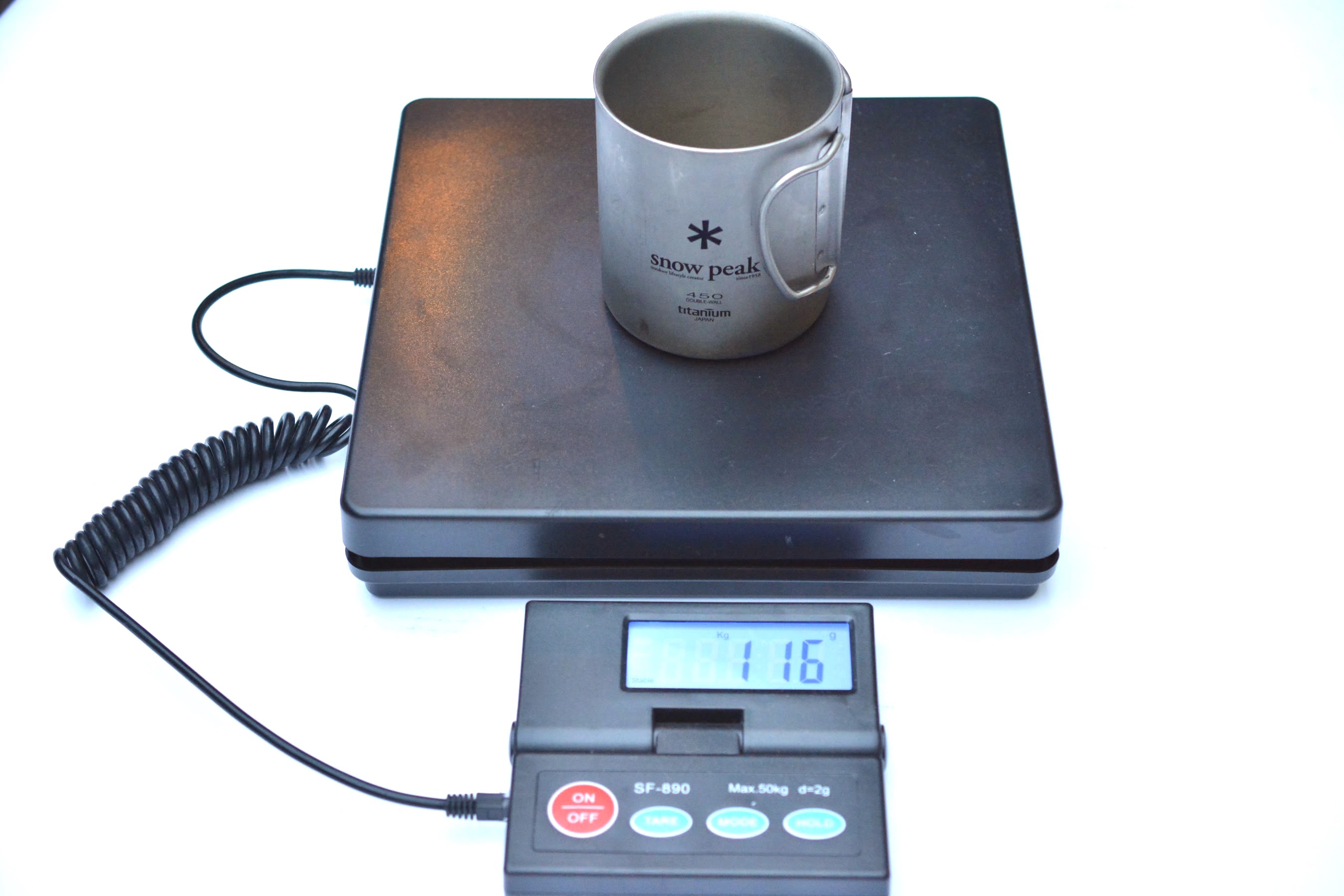 チタンダブルマグ450 重量