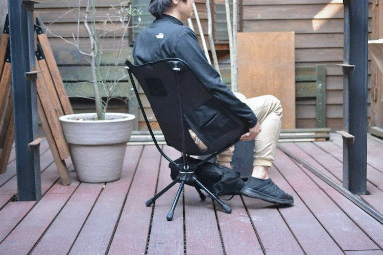 ヘリノックス タクティカル スウィベルチェア レビュー。回転