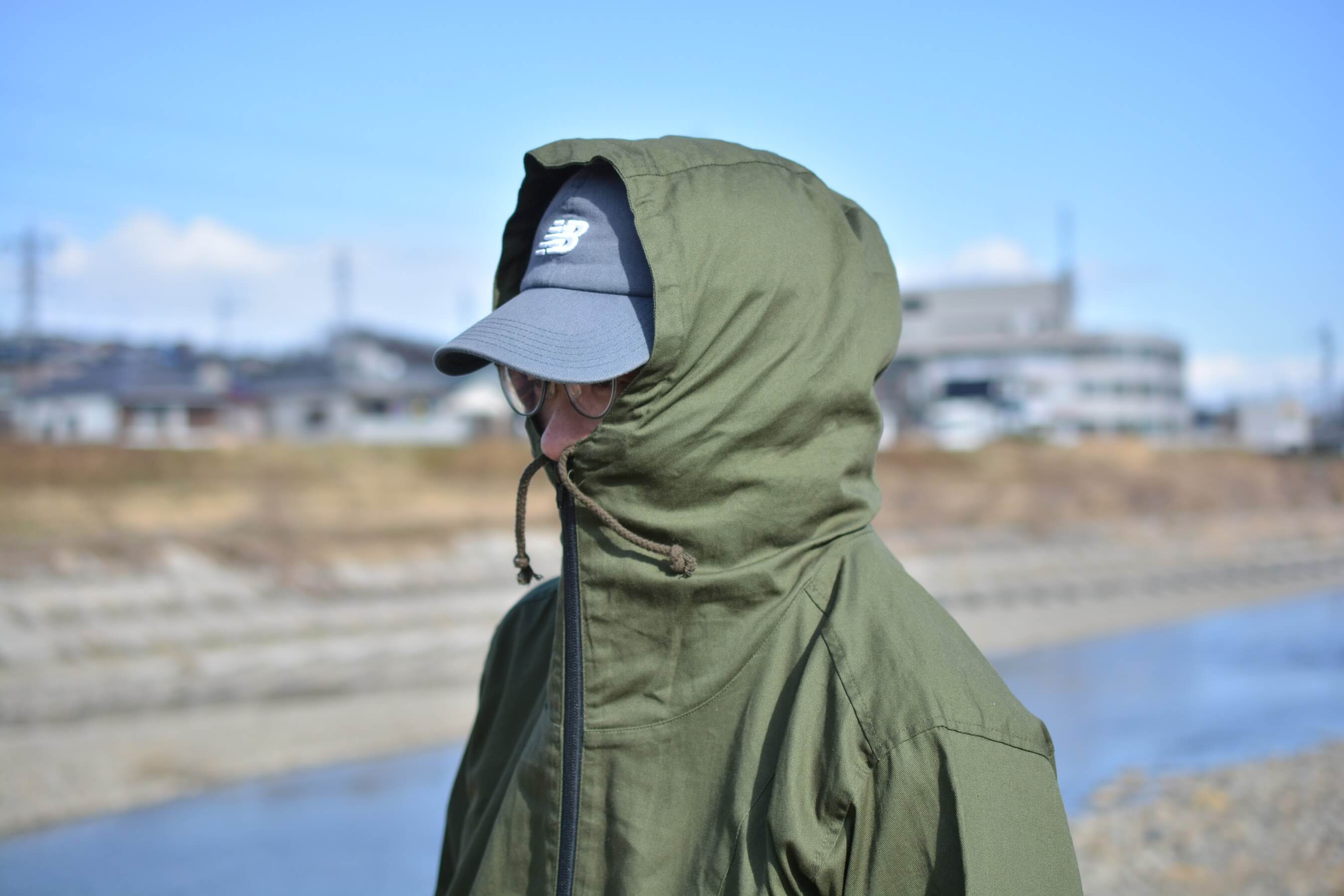  綿アノラックパーカー[S020A] 　フード