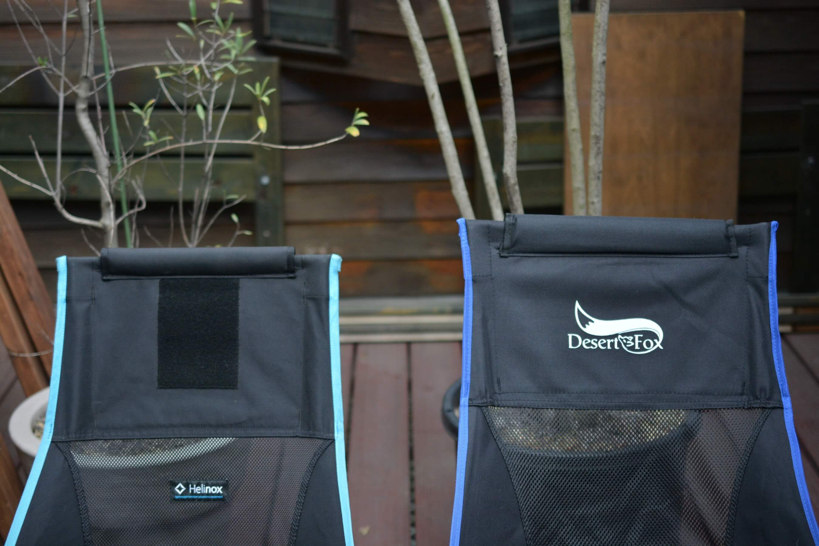 ヘリノックス チェアツー VS DesertFox アウトドアチェア　拡張性