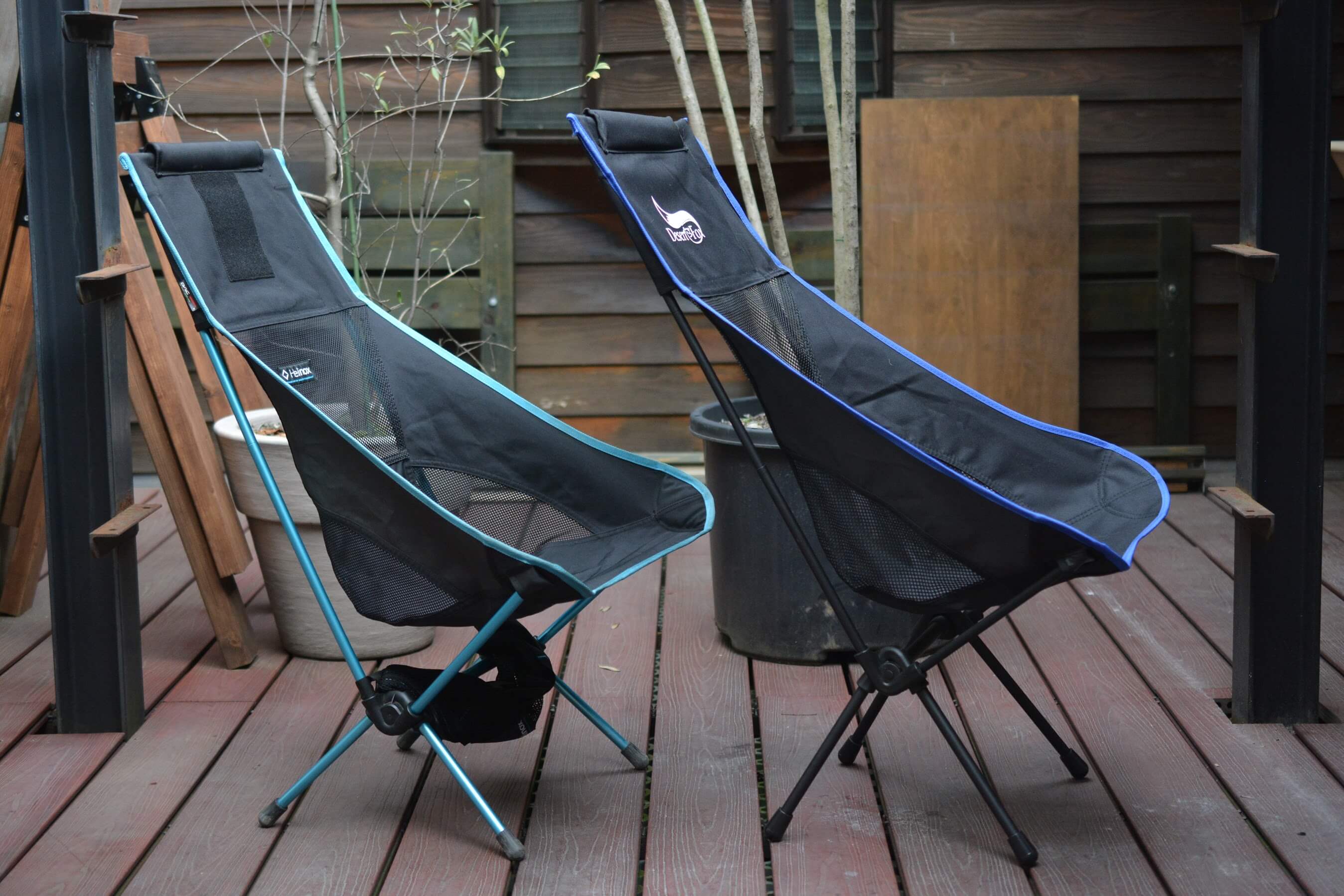 ヘリノックス チェアツー VS DesertFox アウトドアチェア