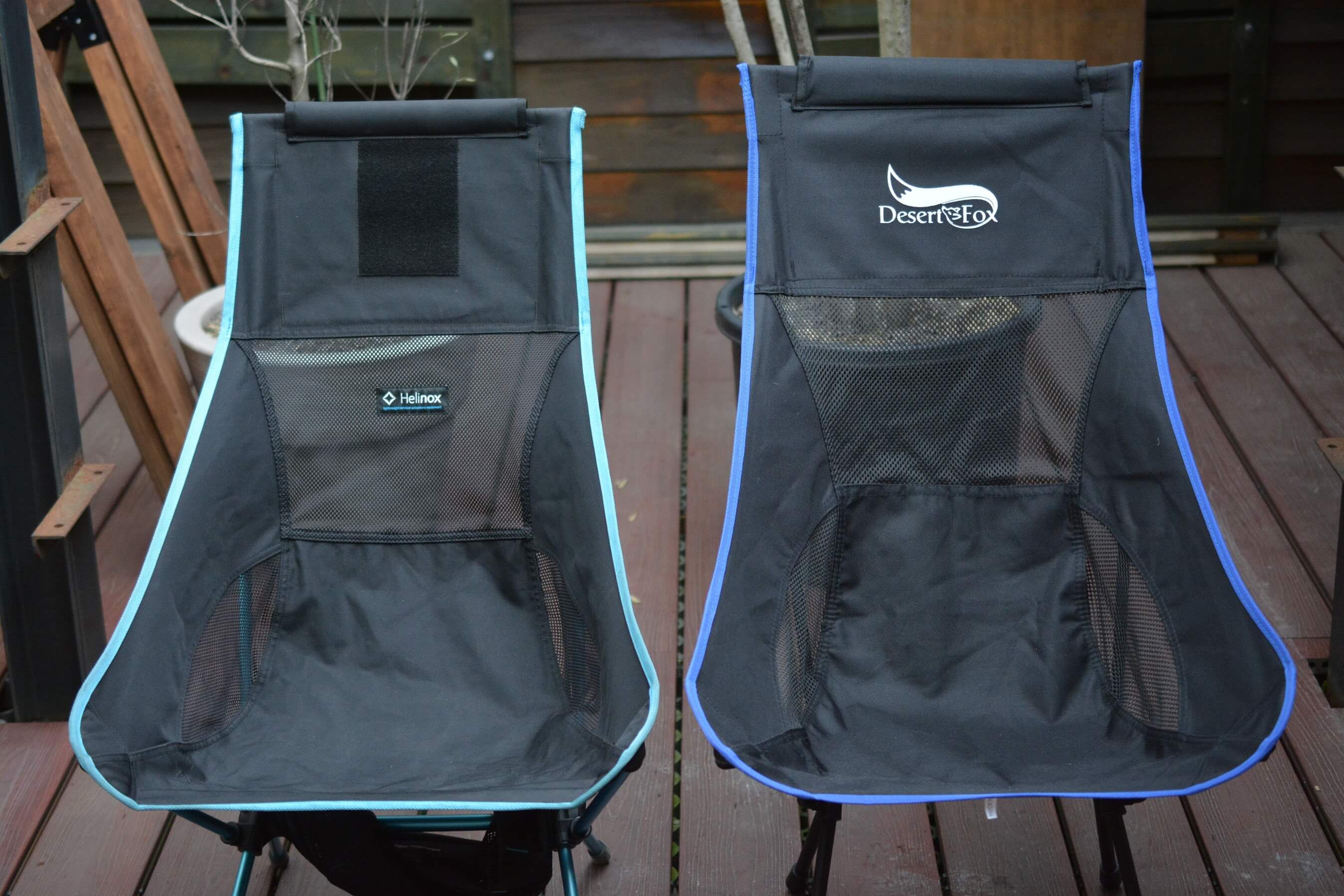 ヘリノックス チェアツー VS DesertFox アウトドアチェア　座面