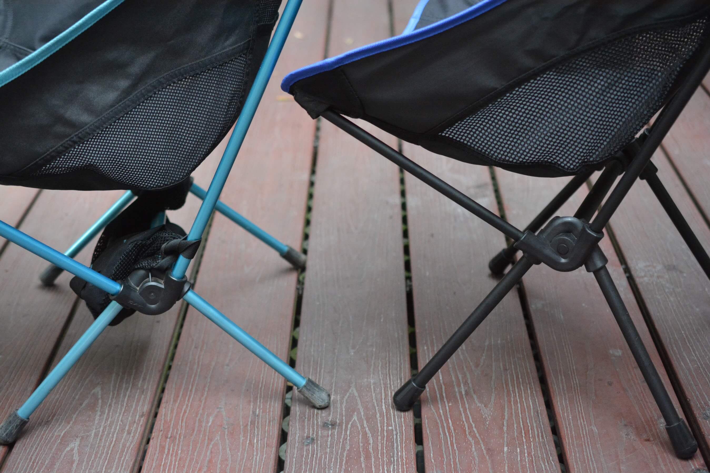 ヘリノックス チェアツー VS DesertFox アウトドアチェア　座面高