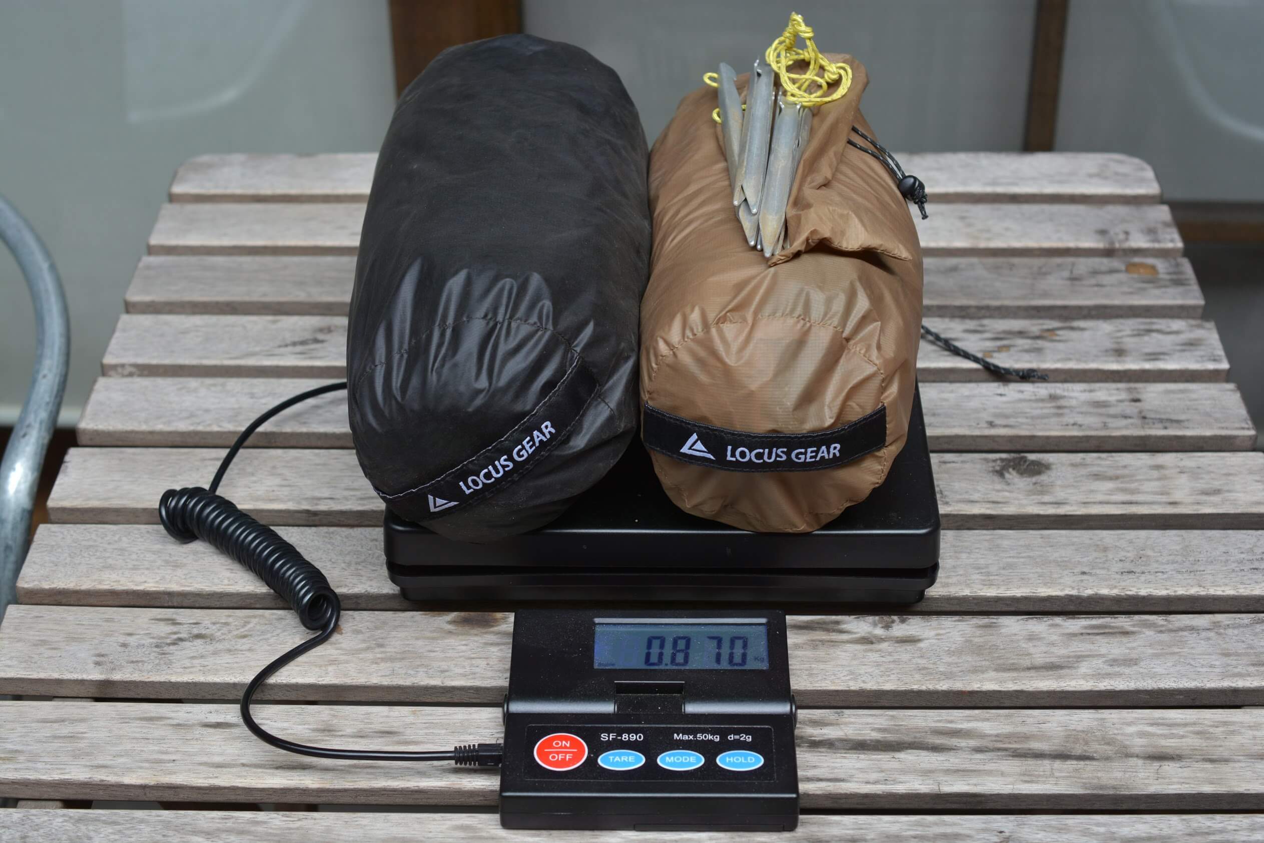 LocusGear Khufu HB / ローカスギア クフ HB　トータル重量