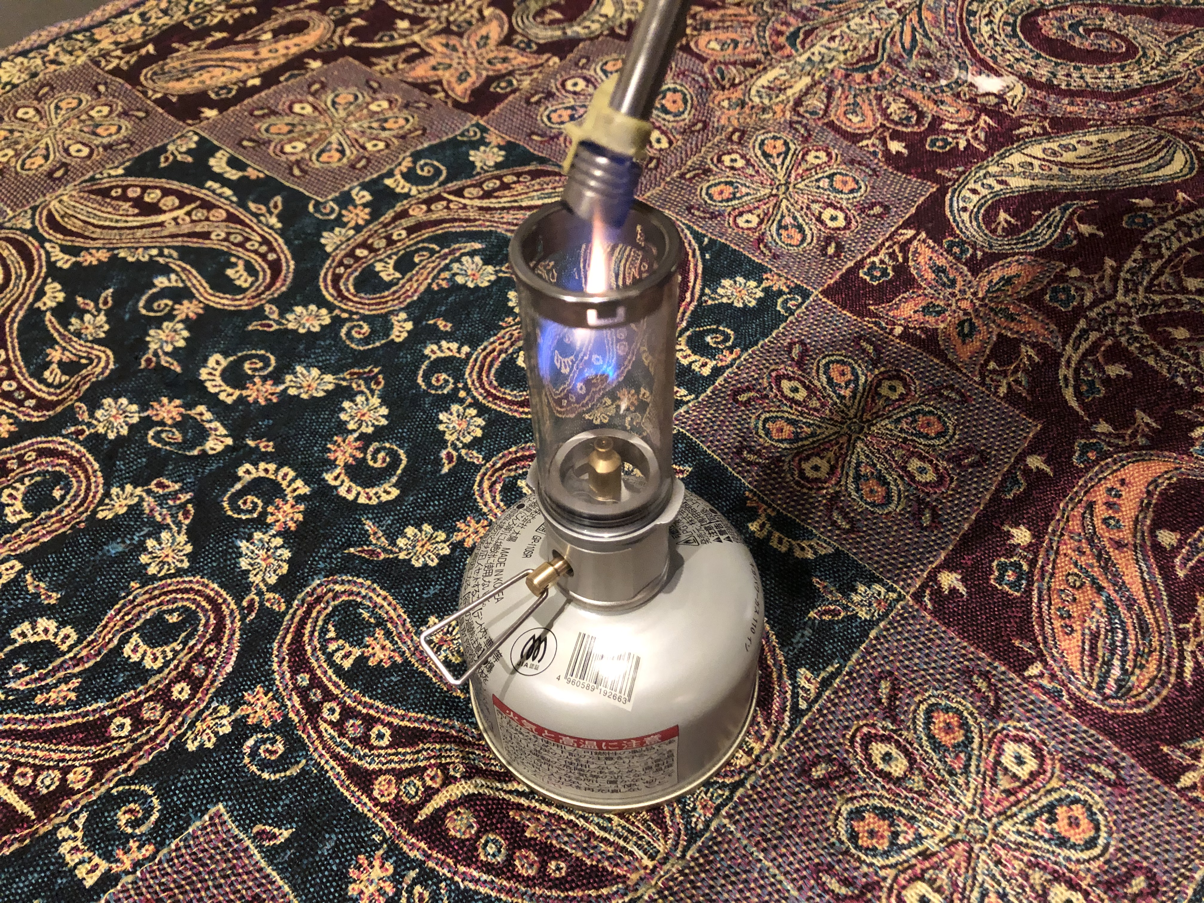 スノーピーク　ノクターン　上から点火