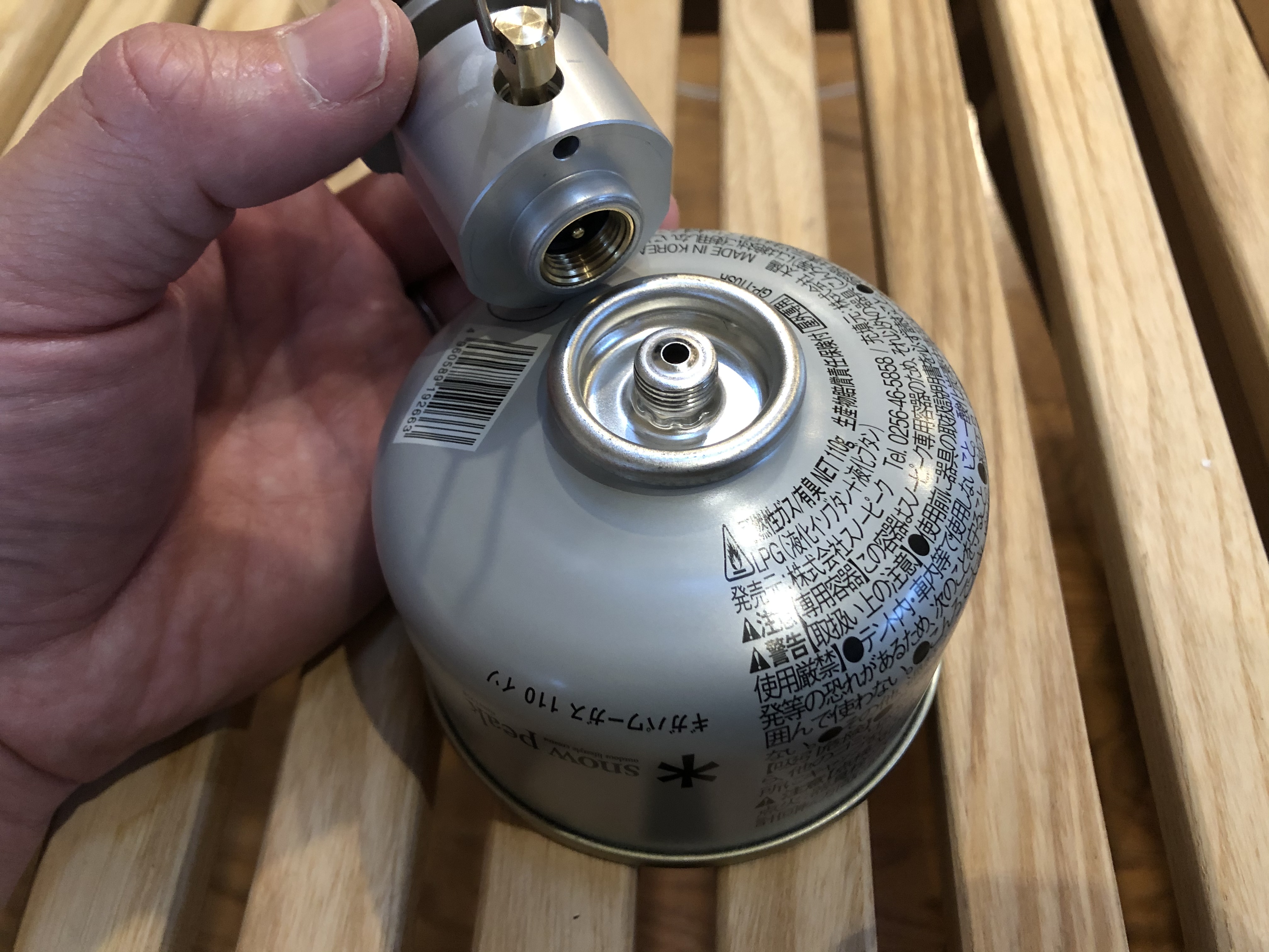 スノーピーク ノクターン OD缶接続