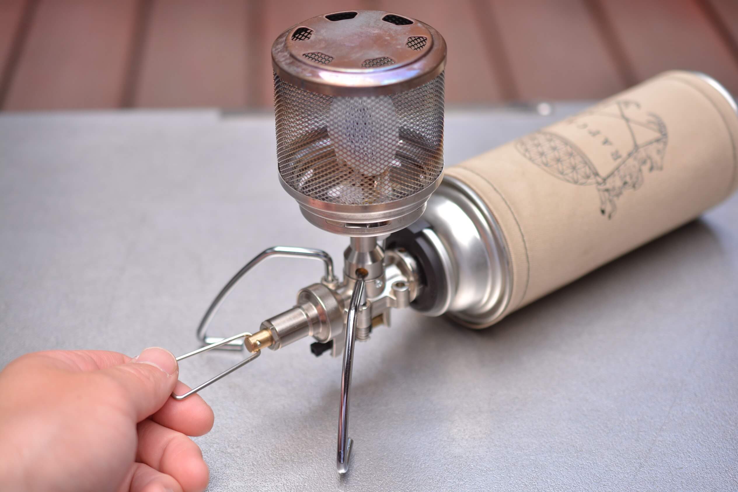 SOTO[ソト] レギュレーターランタン [ST-260] ガス調整つまみ