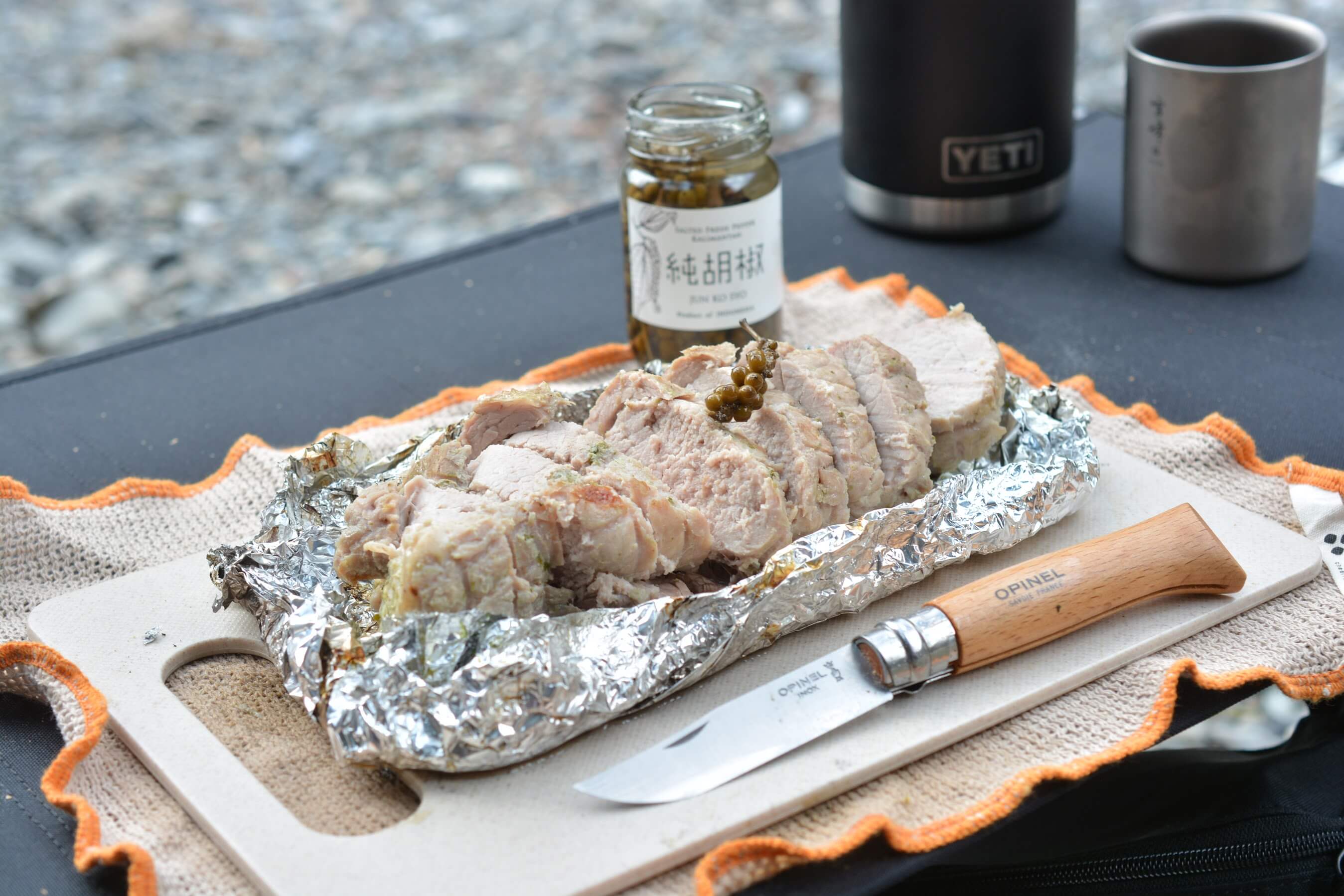 オピネルナイフ ステンレススチール No8 デザイン