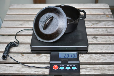 ロッジのサービングポット 1qt　重さ