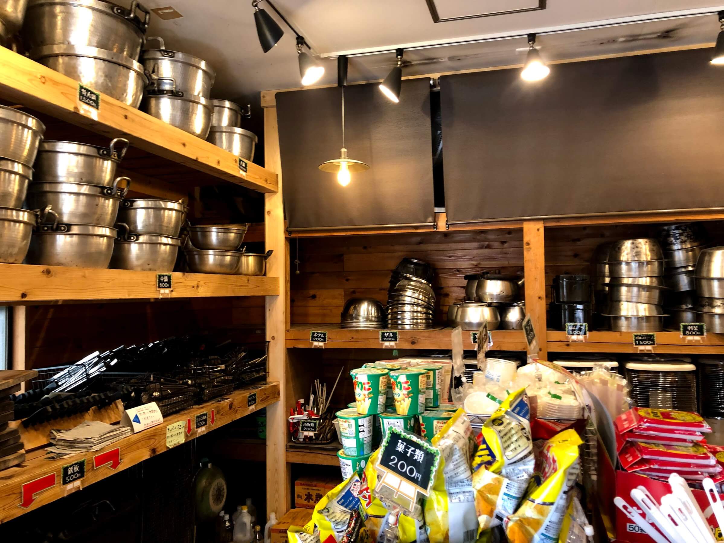 奥多摩 氷川キャンプ場　備品・レンタル