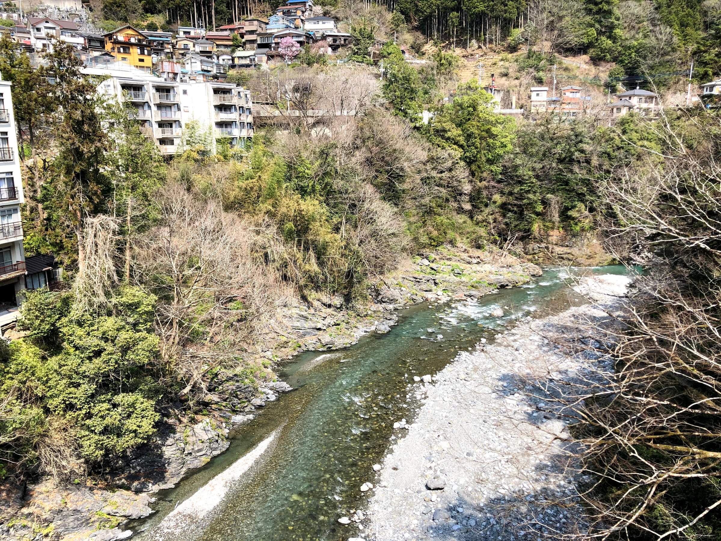 奥多摩 氷川キャンプ場　多摩川