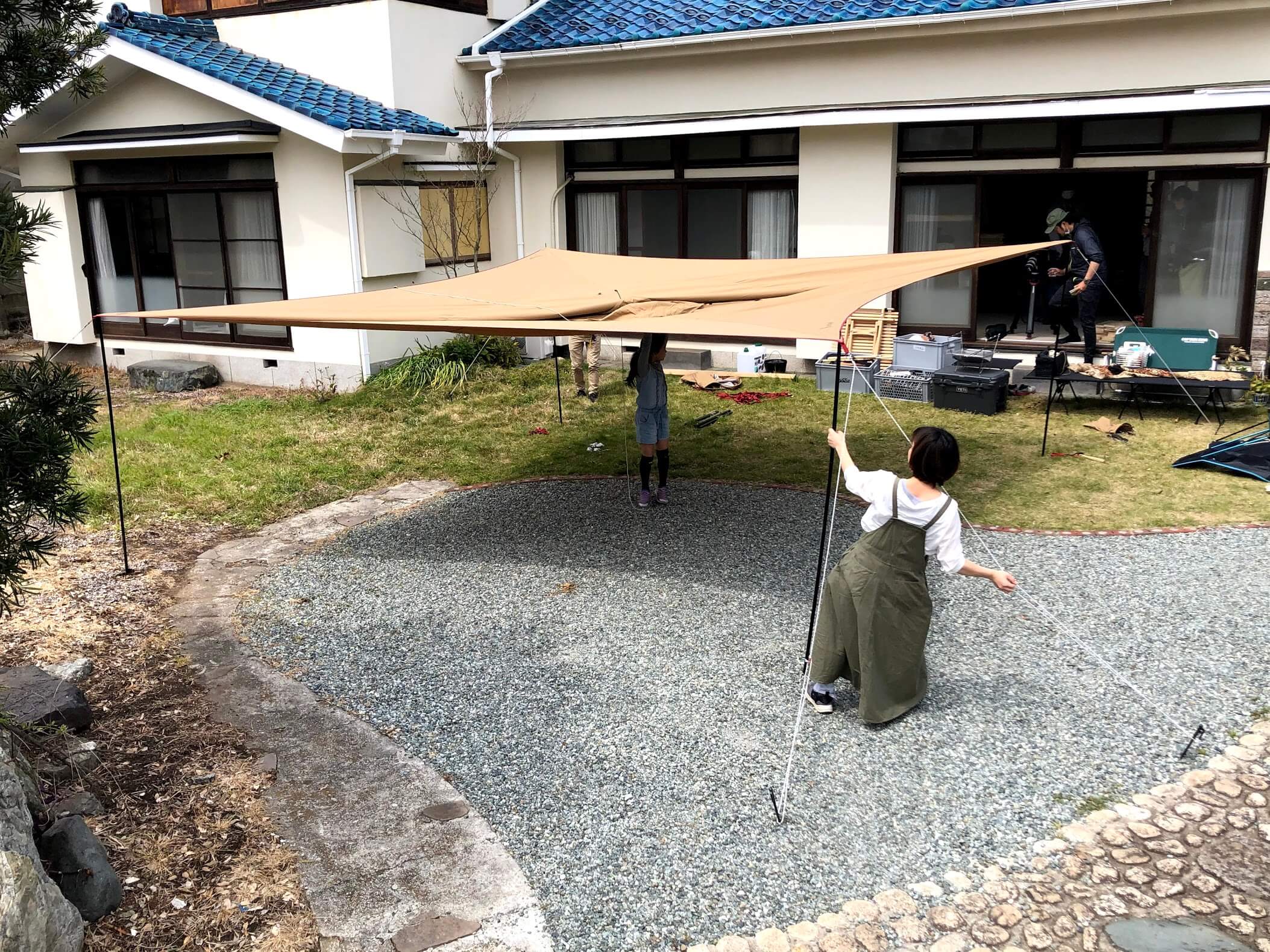 テンマクデザイン 青空タープTC レビュー。圧倒的な居住性