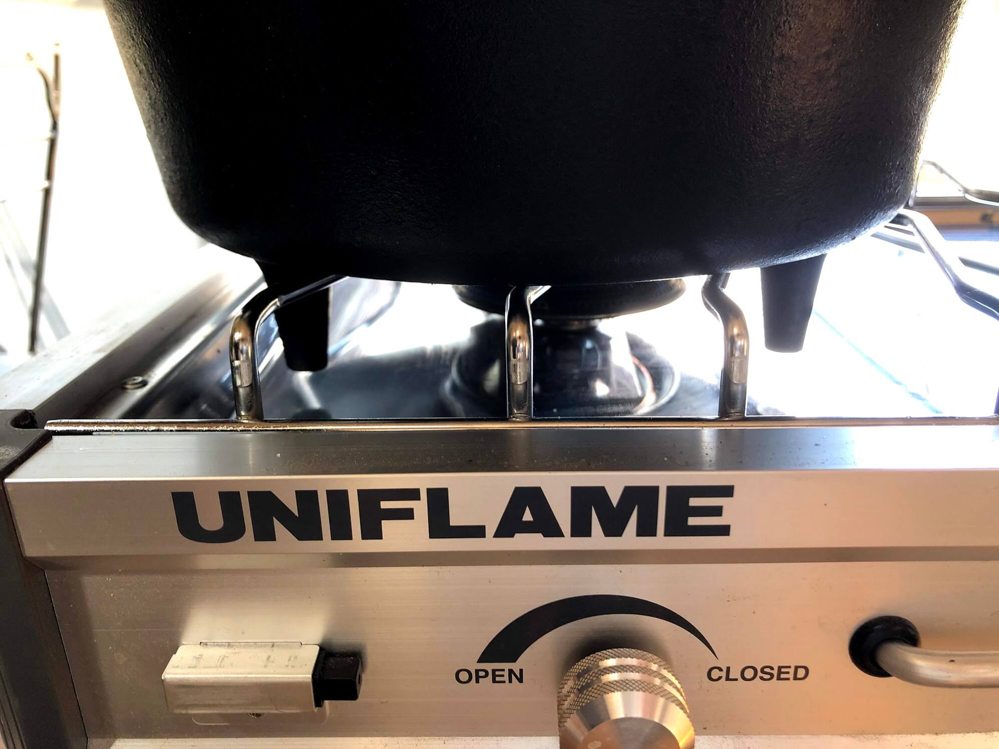 UNIFLAME ユニフレーム　ツーバーナーコンロ US-1900 Amazon.co.jp: ユニフレーム ツインバーナー US-1900 ブラック