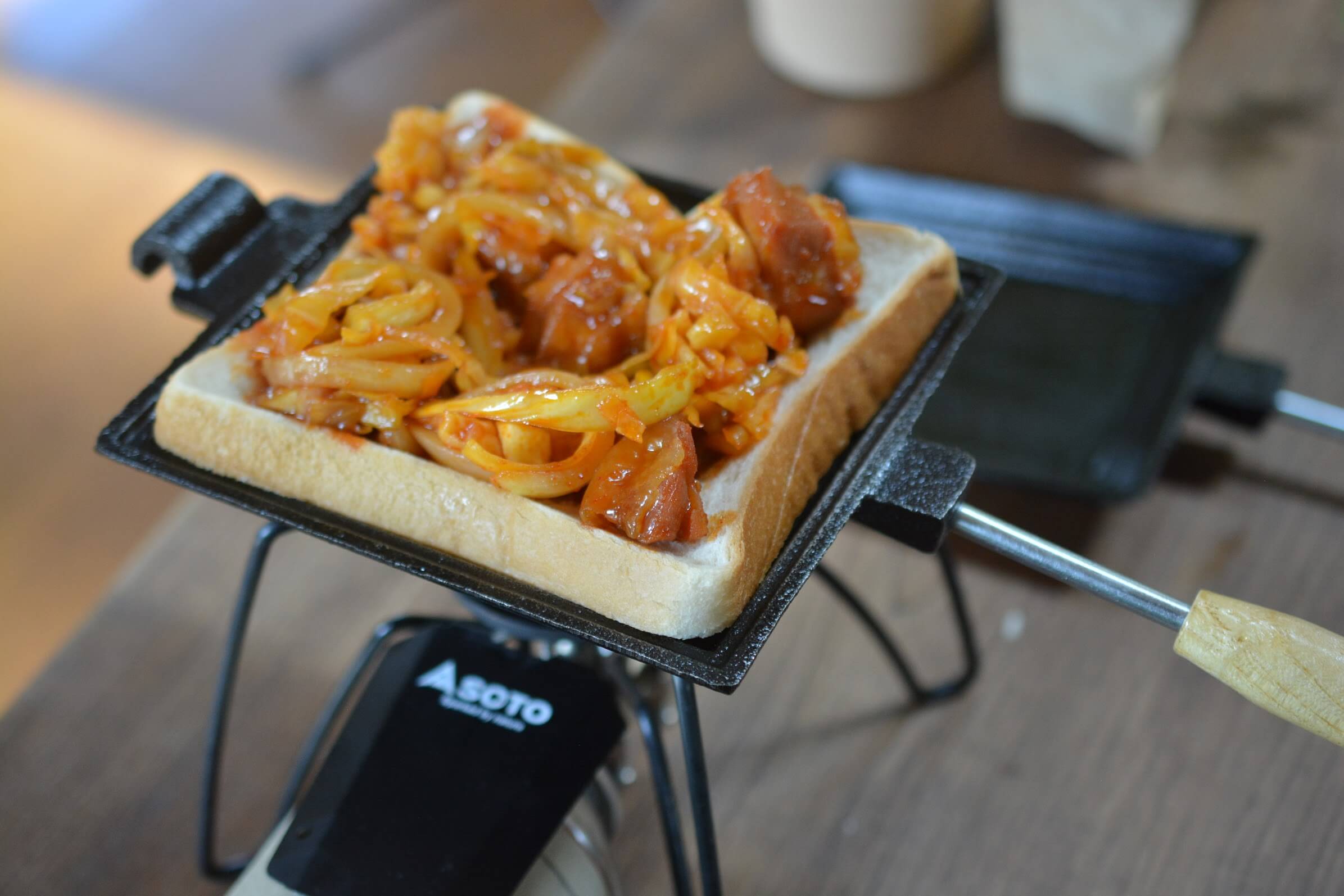 コフラン ホットサンドメーカー チーズタッカルビサンド