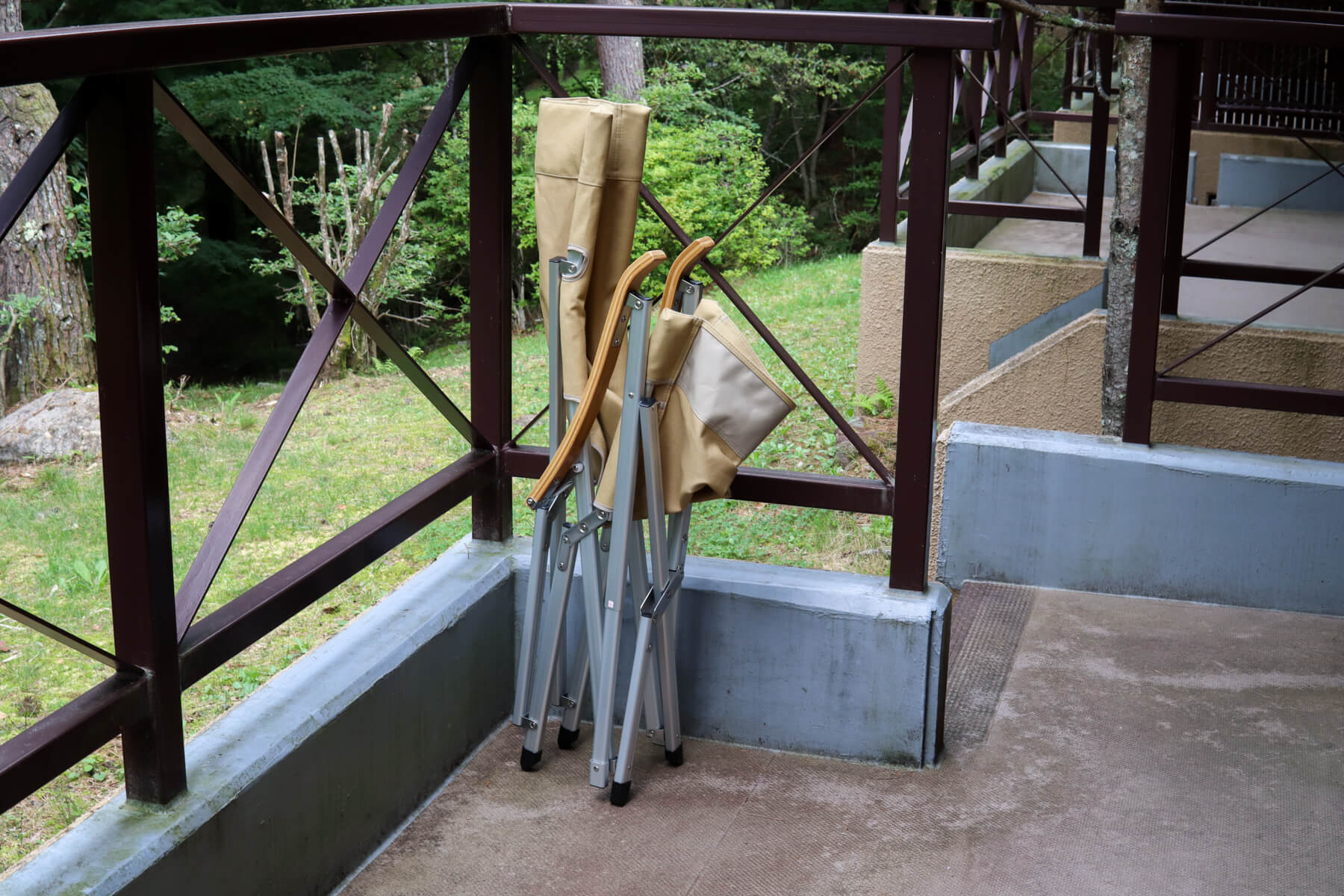 Onway コンフォートチェア2　畳んだ図