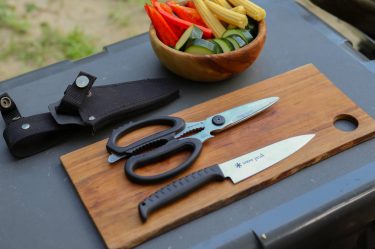 スノーピーク キッチンシザーズセット レビュー。高品質、極めて鋭い切れ味。[良品]