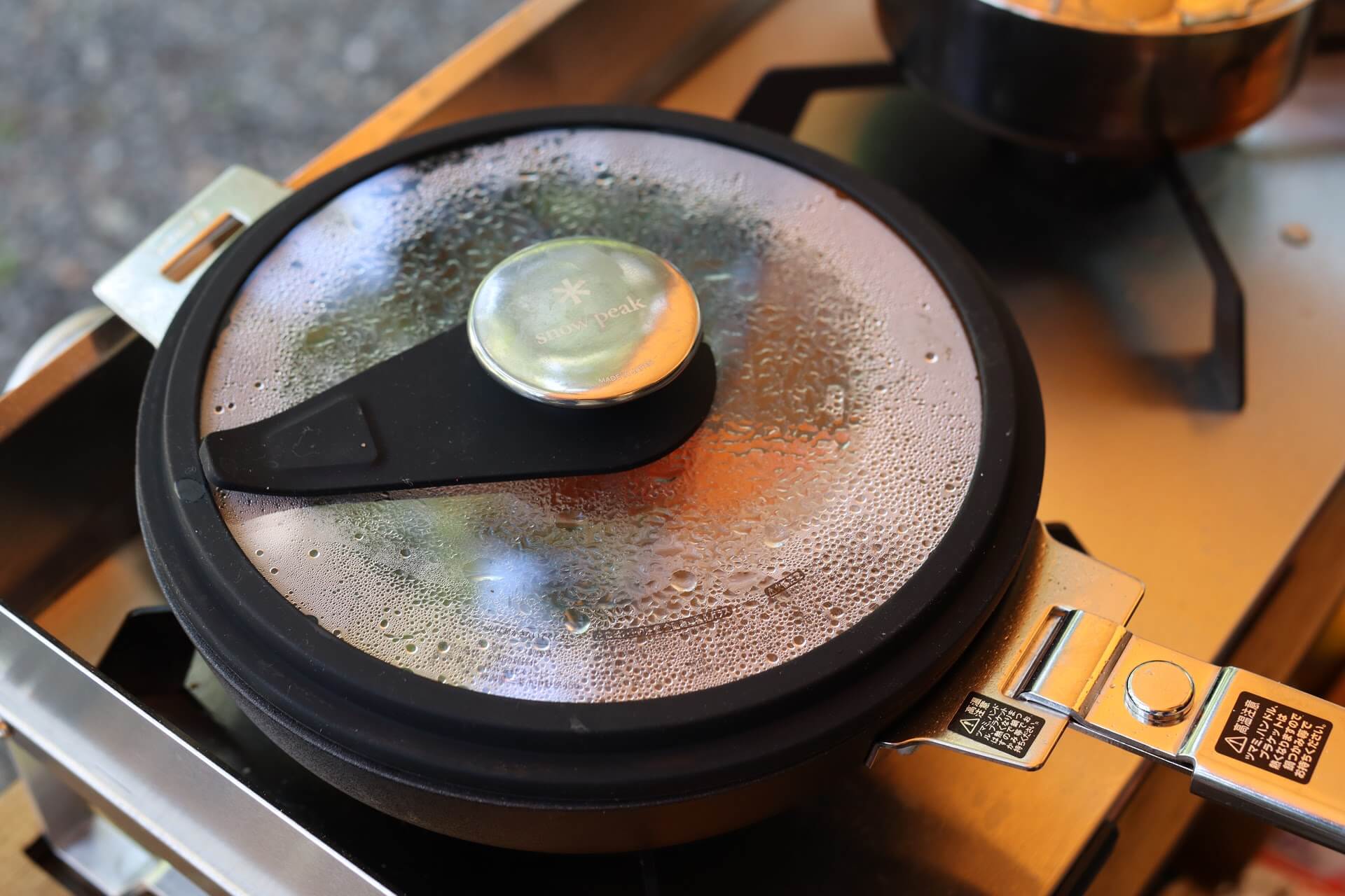 HOME&CAMPクッカー19 フタ 蒸気口 