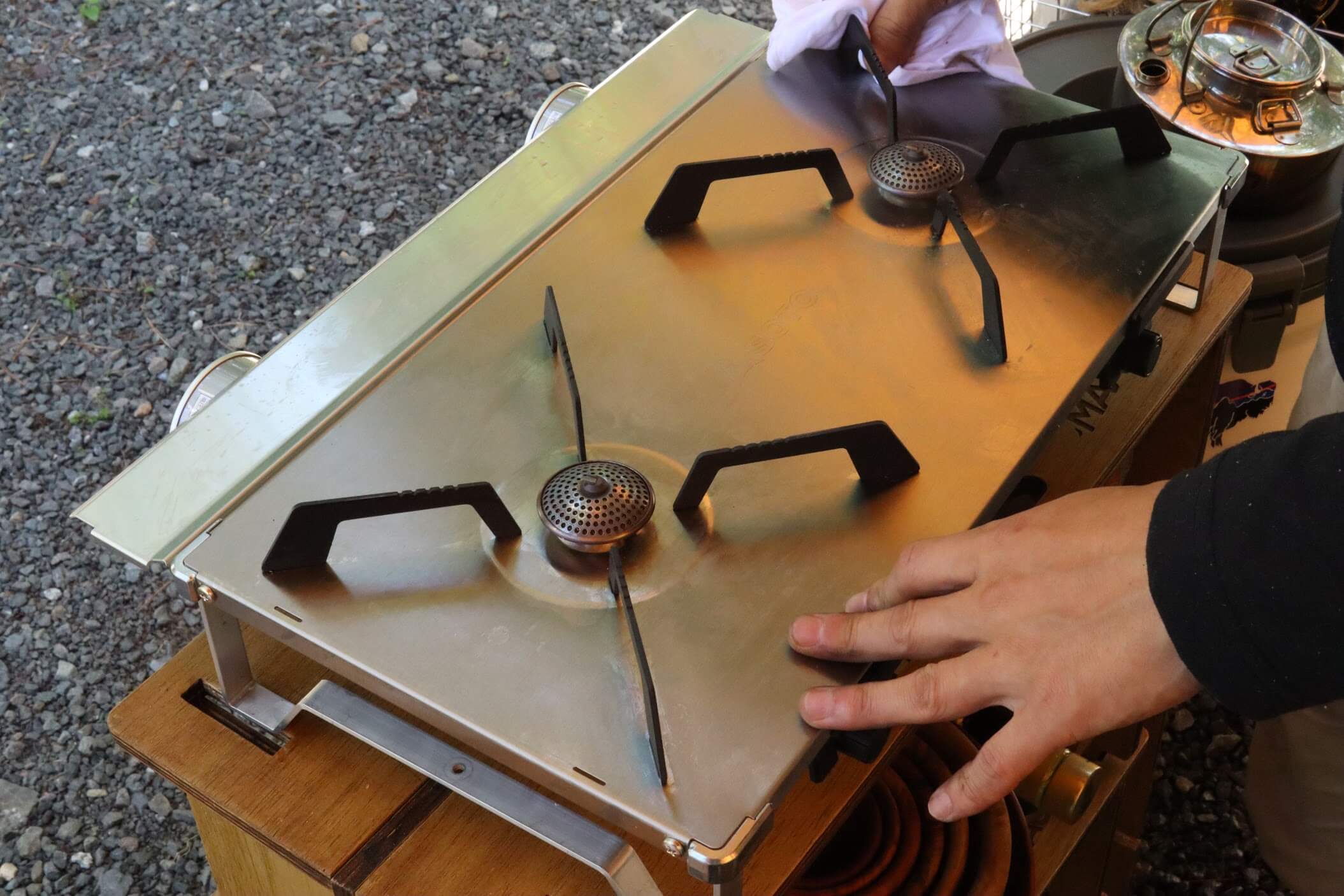 SOTO レギュレーター 2バーナー GRID ST-526 風防