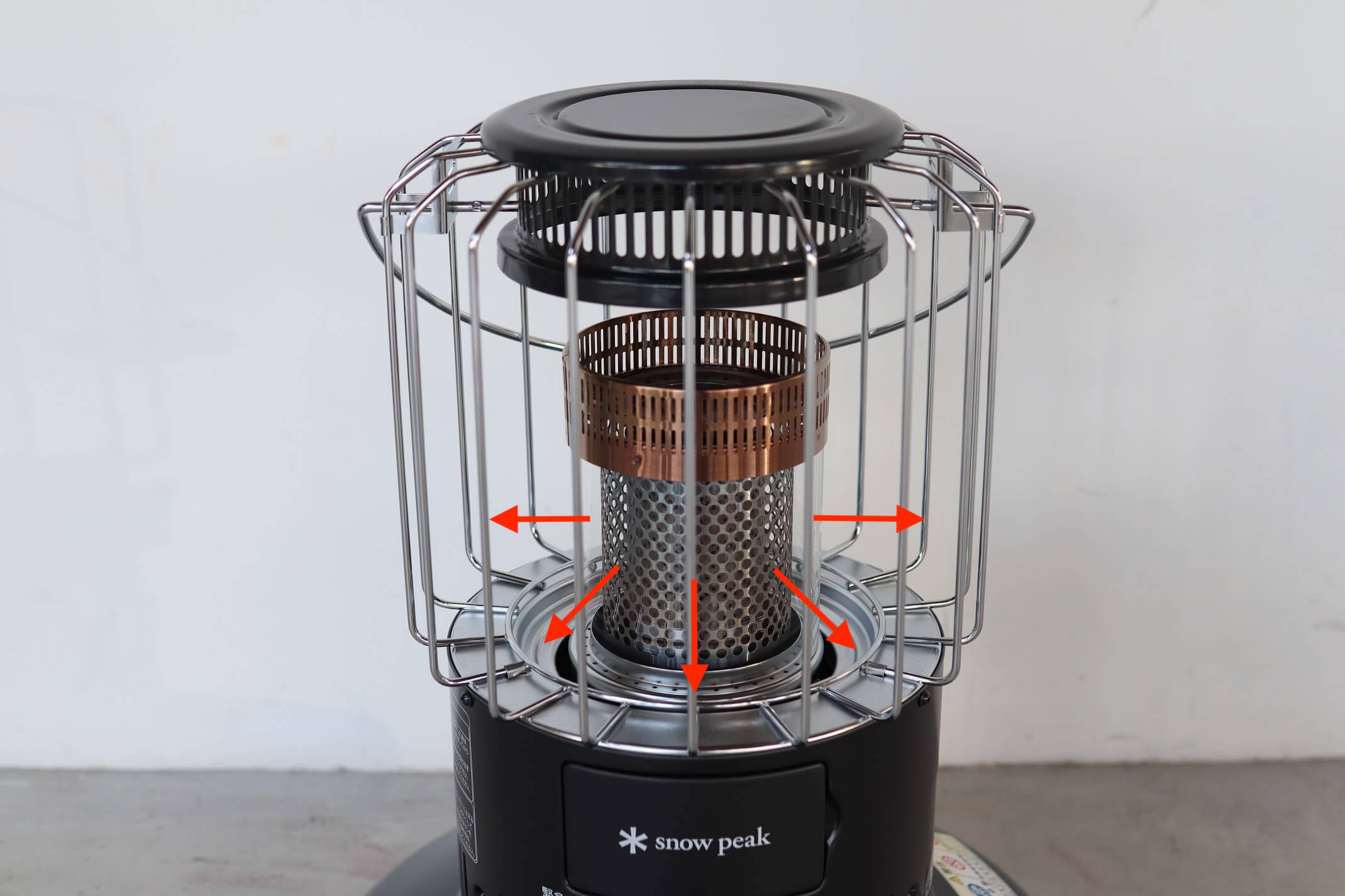 スノーピーク グローストーブ(KH-100BK) 輻射式
