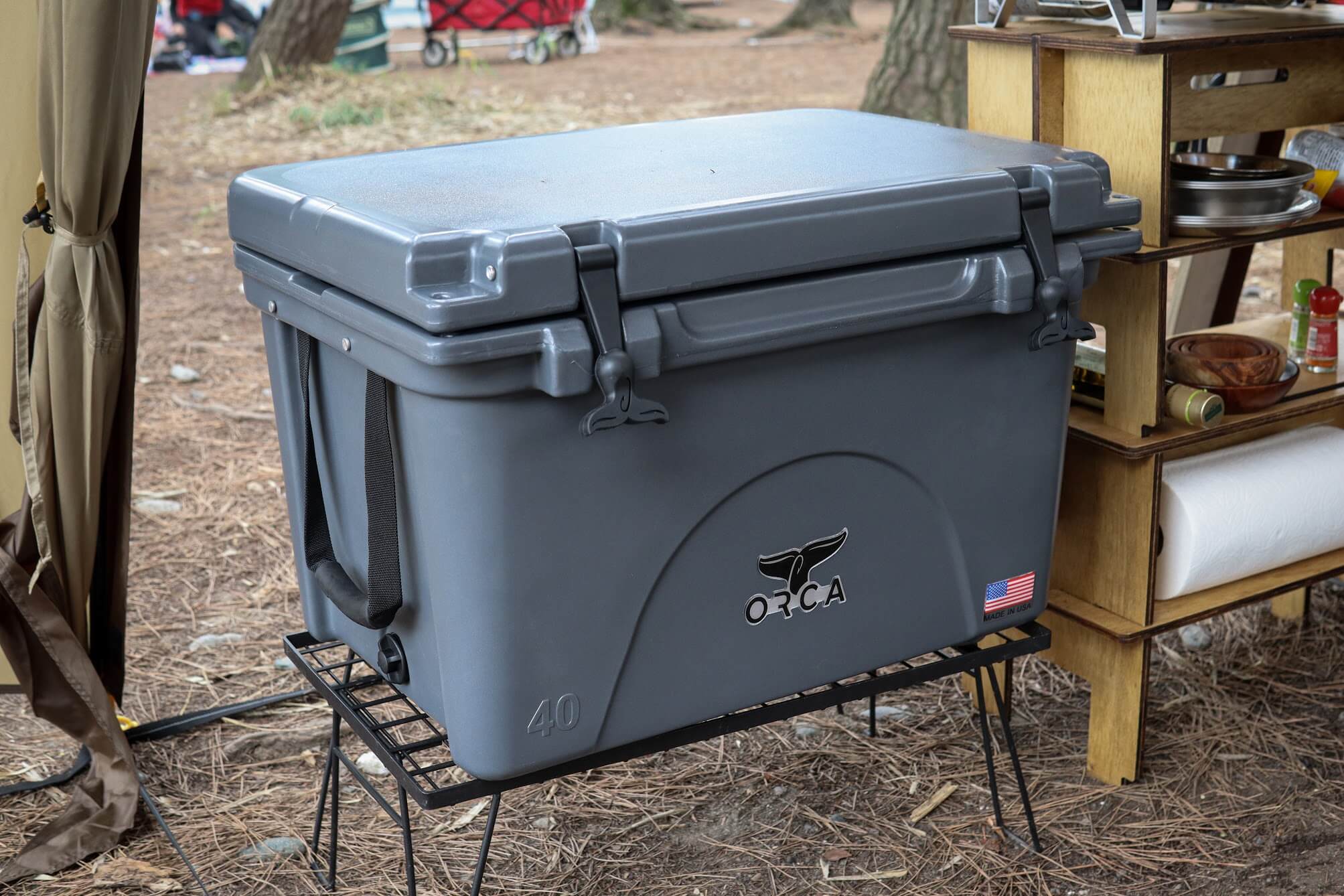 ORCA クーラー40QT レビュー 前面