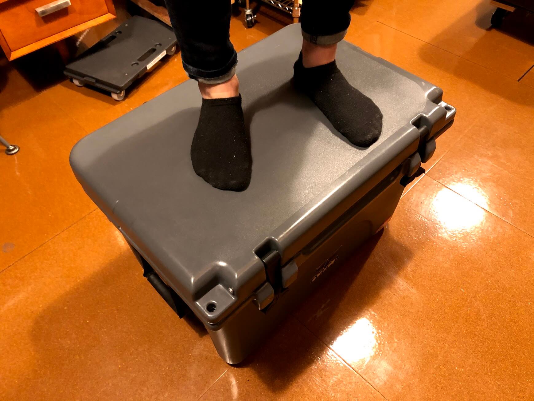 ORCA クーラー40QT 立ってみた