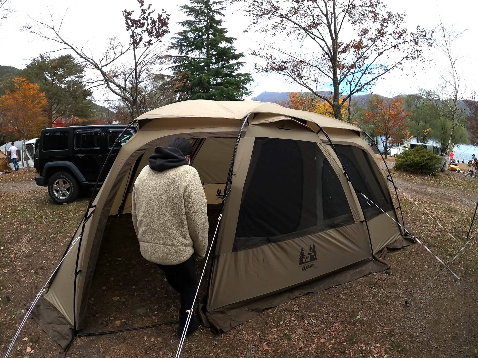 ogawa ファシル 側面入り口