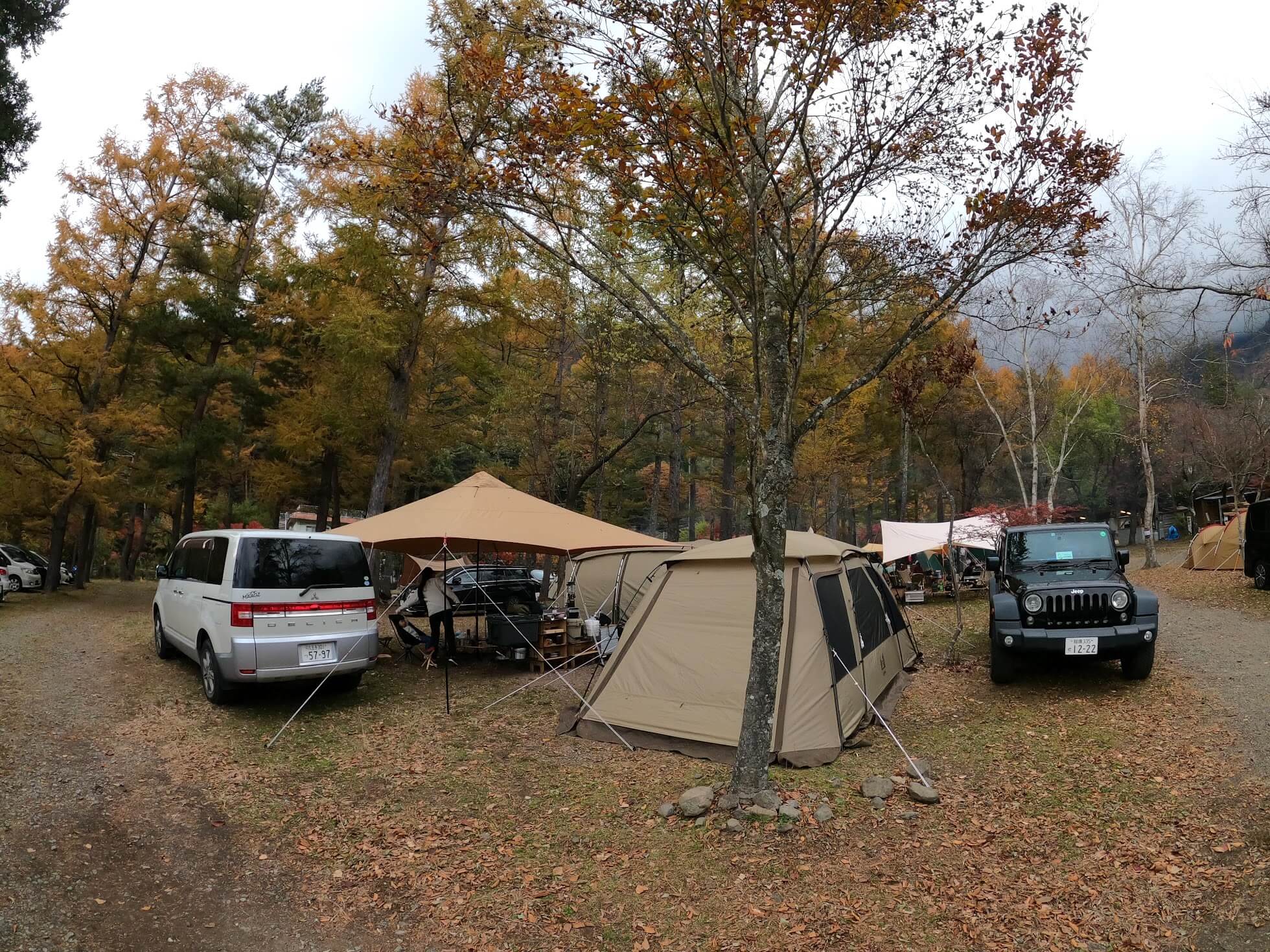 西湖キャンプ・ビレッジ 「ノーム」区画