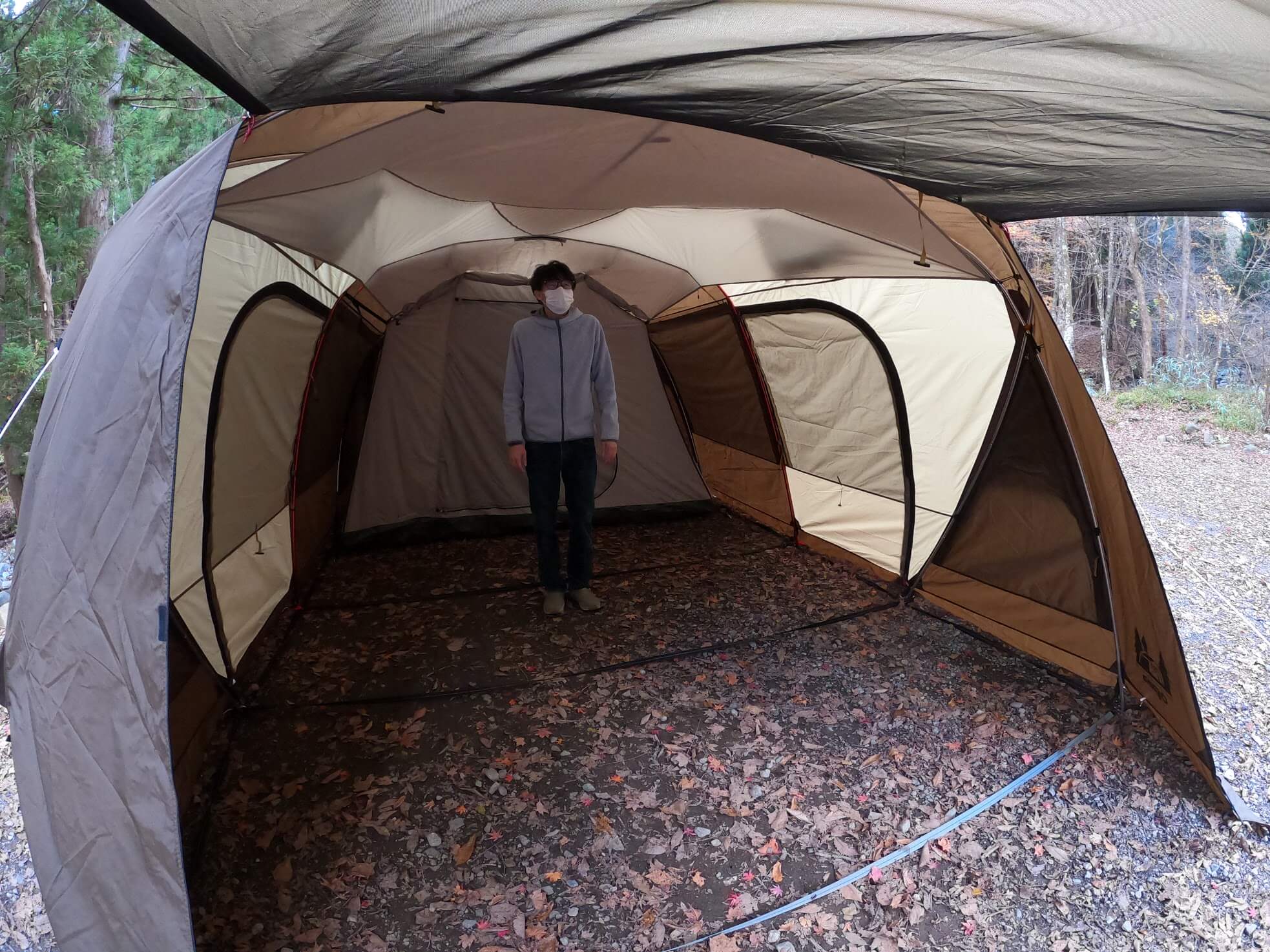 オガワ　ティエララルゴ 広々快適2ルームテントOGAWA(オガワ)ティエララルゴ設営してみた