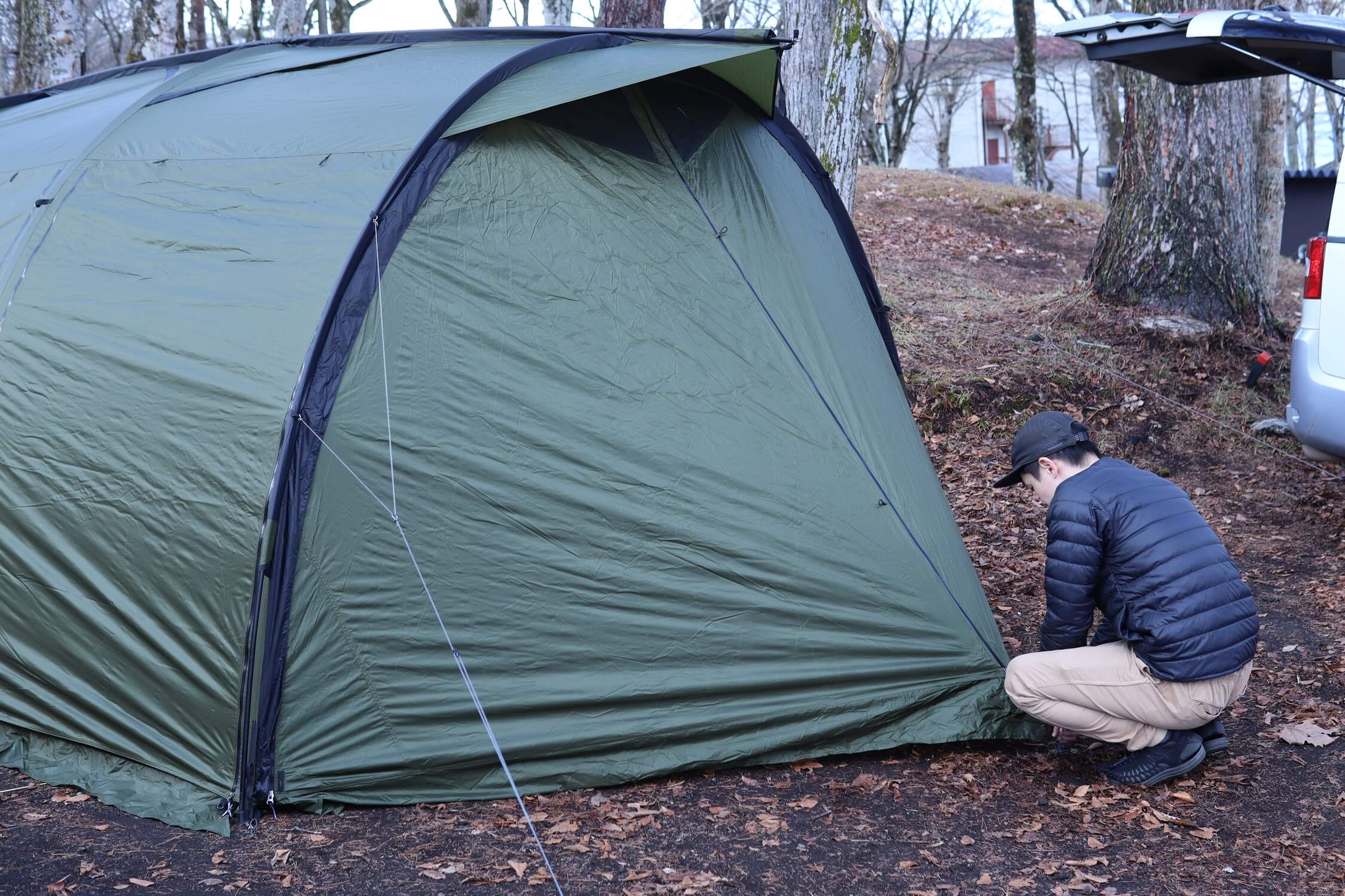 ミニマルワークス V HOUSE M 側面ドア ベスティブルタイプ(三角2枚)