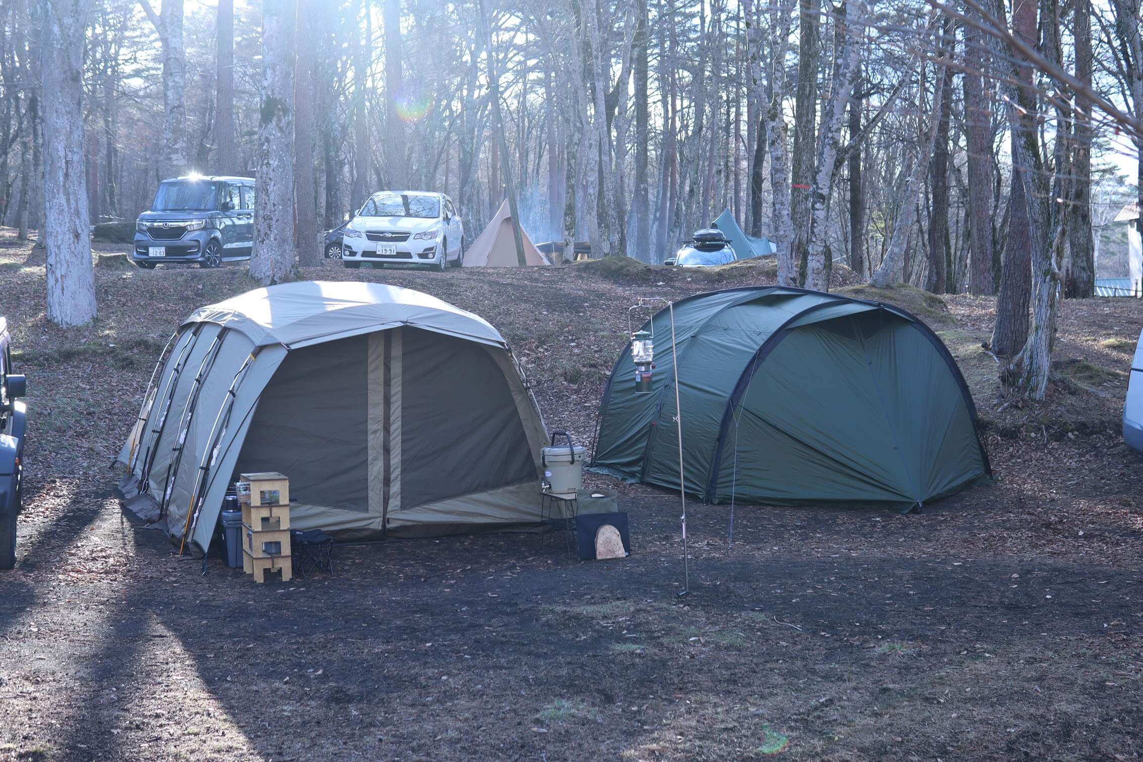 ミニマルワークス V HOUSE M 設営 完成