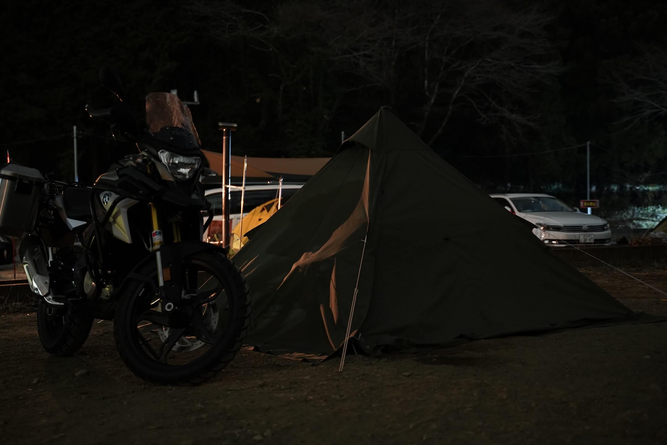 道志みち 青野原オートキャンプ場 G310GS