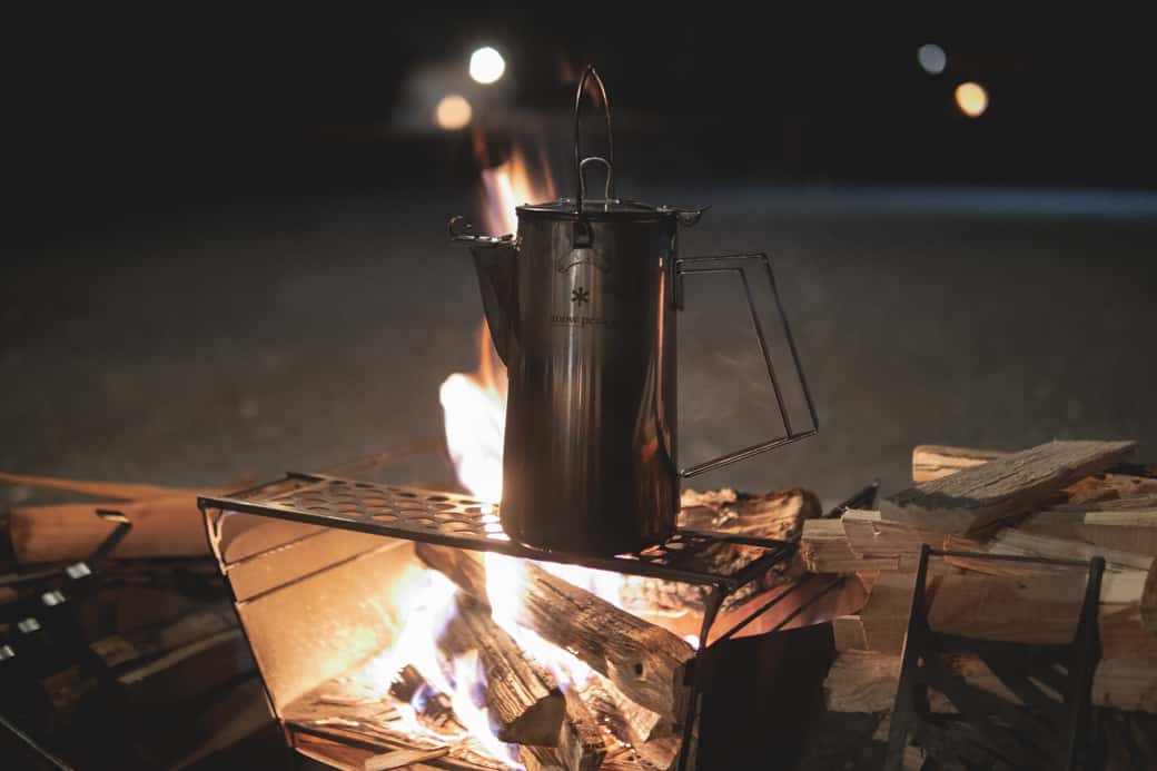 スノーピーク(snow peak) クラッシックケトル1.8 CS-270 焚き火で使える