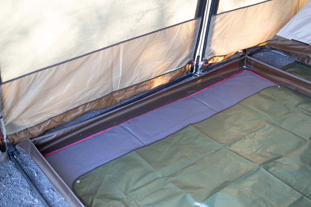 スノーピーク リビングシート フチ