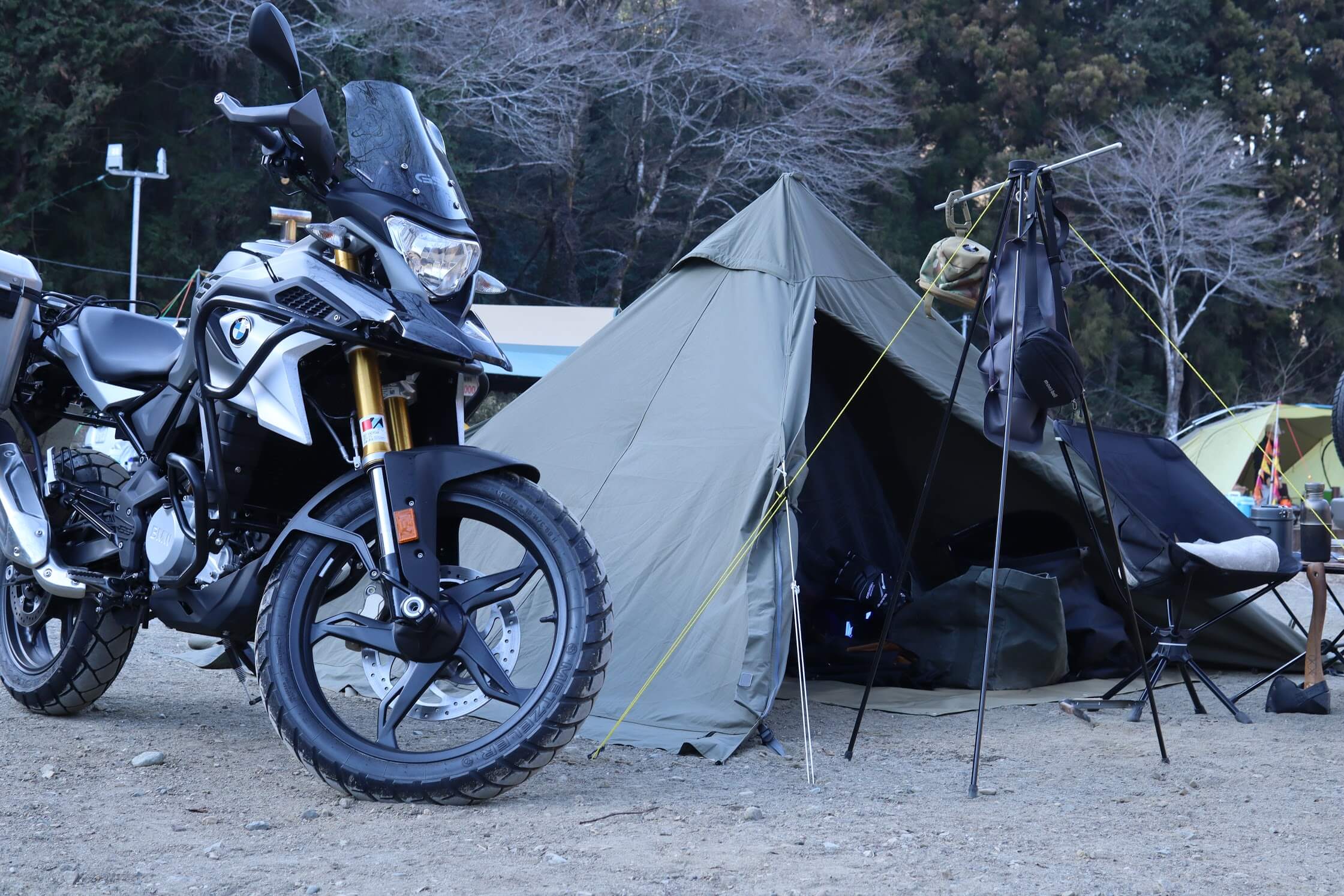 ソロティピー1 TC 青野原キャンプ場 試し張り