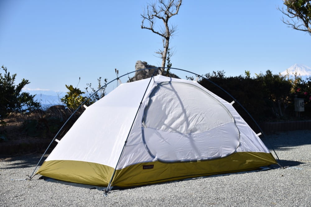 極美品　クロノスドーム2 山岳テント　カーキ　軽量コンパクト クロノスドーム2｜モンベル