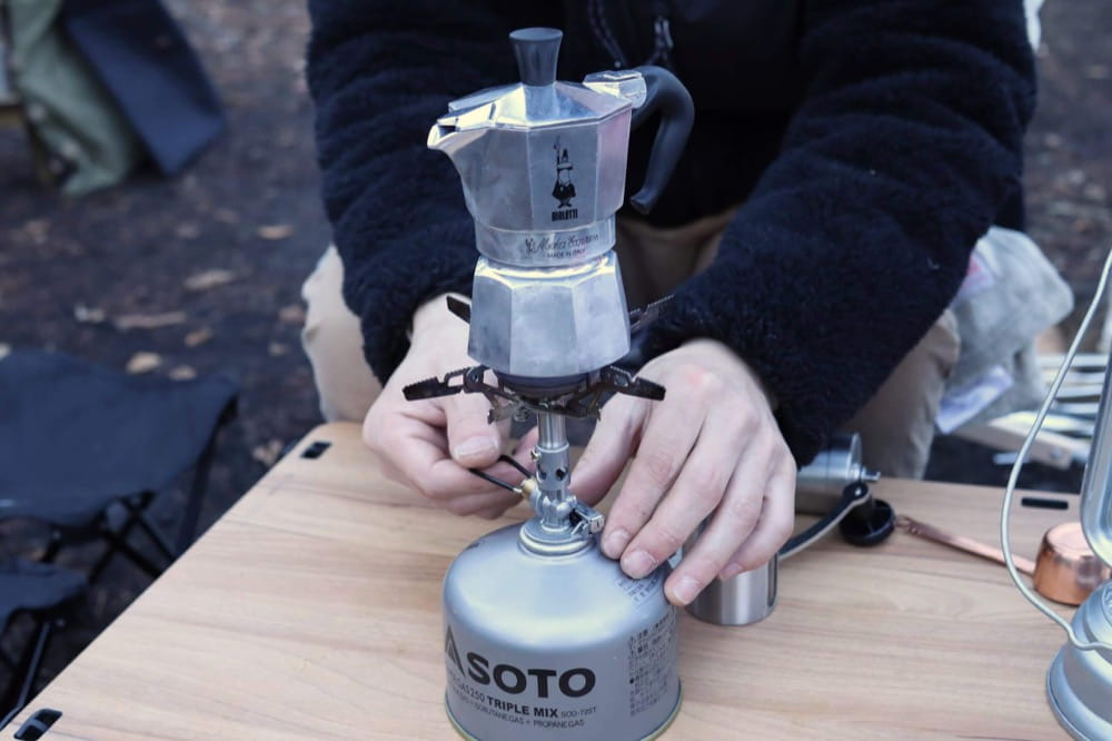 ビアレッティ 直火式 モカエキスプレス 火にかける