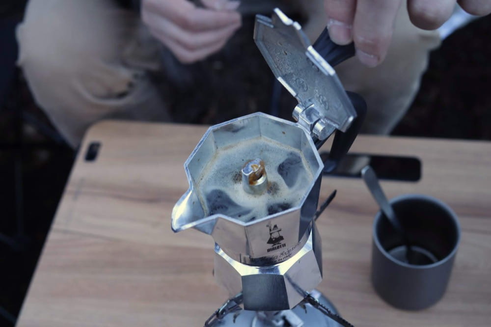 ビアレッティ 直火式 モカエキスプレス コーヒー 吹き上がり