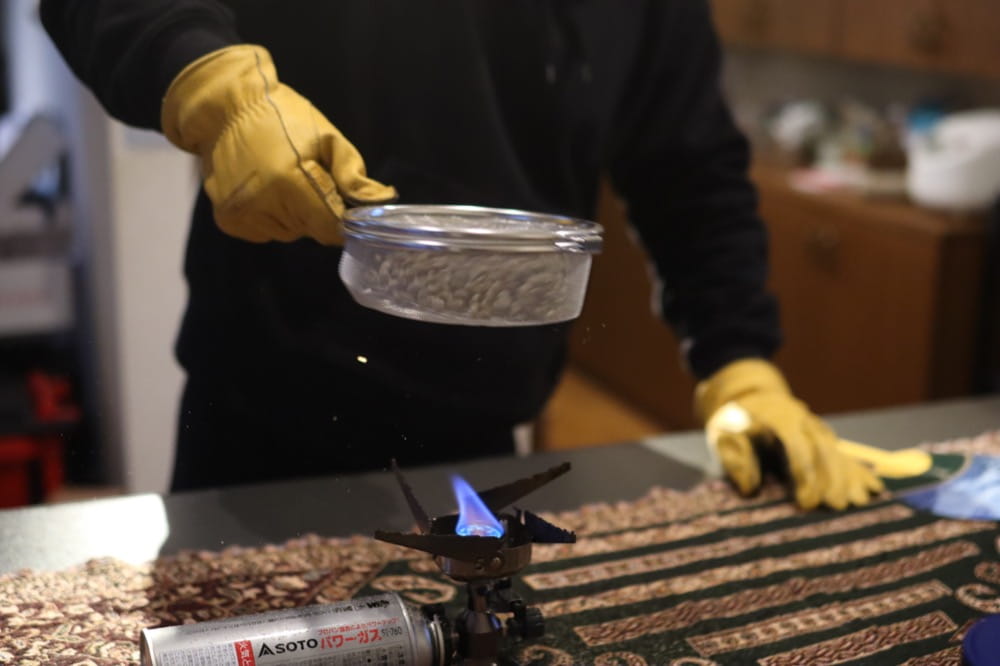 KEY COFFEE　焙煎オンラインイベント　焙煎方法