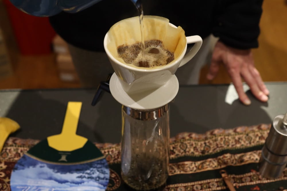 KEY COFFEE　焙煎オンラインイベント コーヒー淹れる