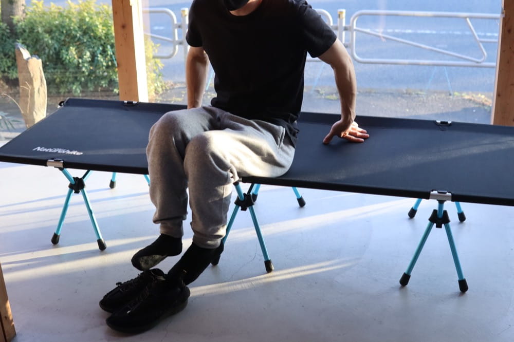 ネイチャーハイクのコットをレビュー。最強コスパ、高級コット