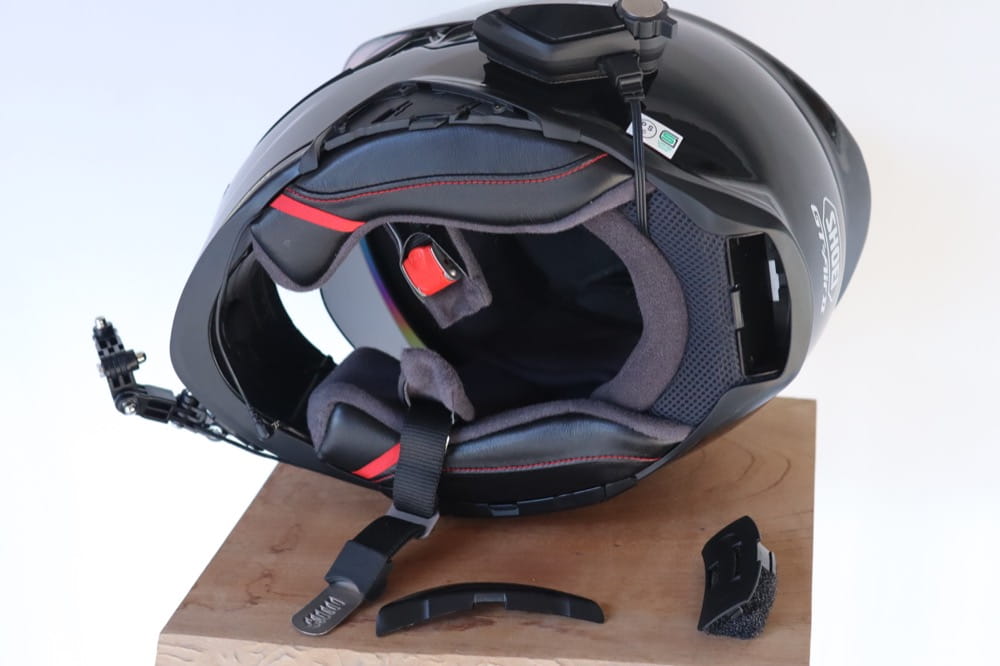 デイトナ DT-E1 レビュー　SHOEI GT-AIR2への装着