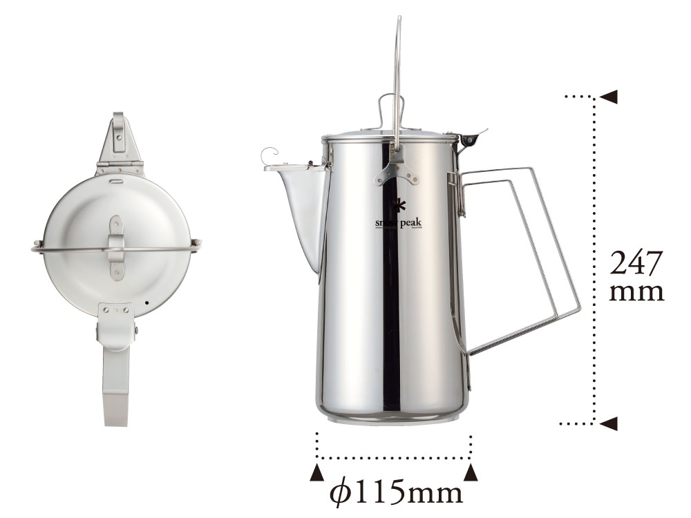 スノーピーク(snow peak) クラシックケトル1.8 CS-270 レビュー