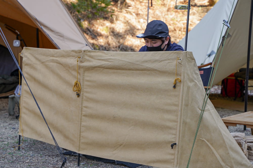 クイックキャンプ 焚火陣幕 焔 -homura-