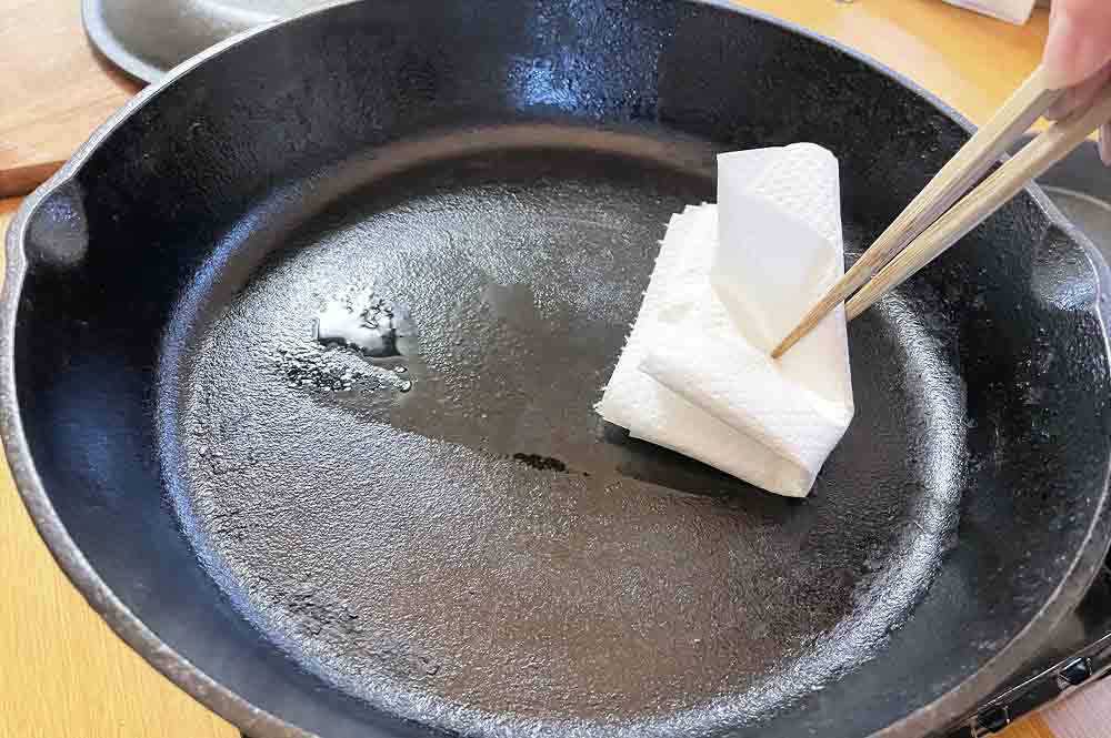 クリスビースティック 馴染ませる