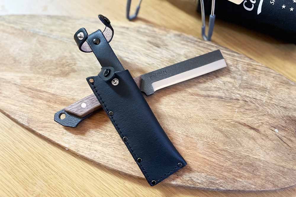 馬場長金物 多喜火鉈（たきびなた）　レザーケース