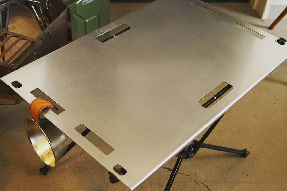 CAMPOOPARTS ステンレス天板単品B4 ＜Helinox Home(ヘリノックス）テーブルM.S.ワン用＞