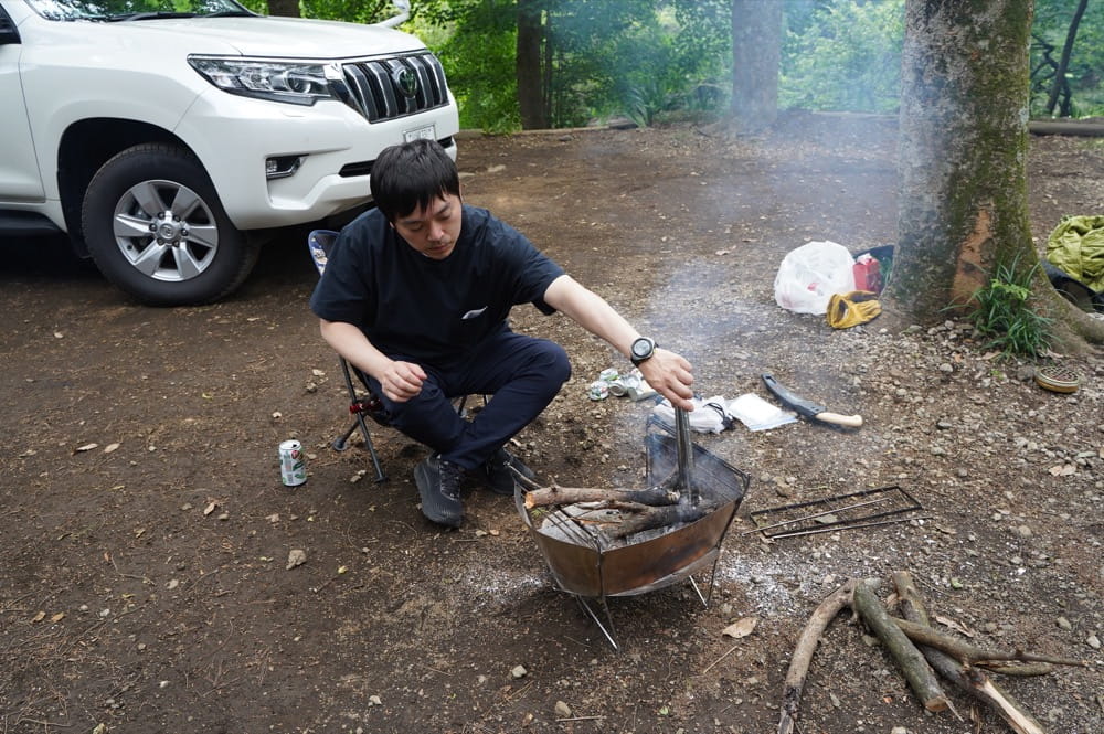 ウエストランド 河本 太　焚き火