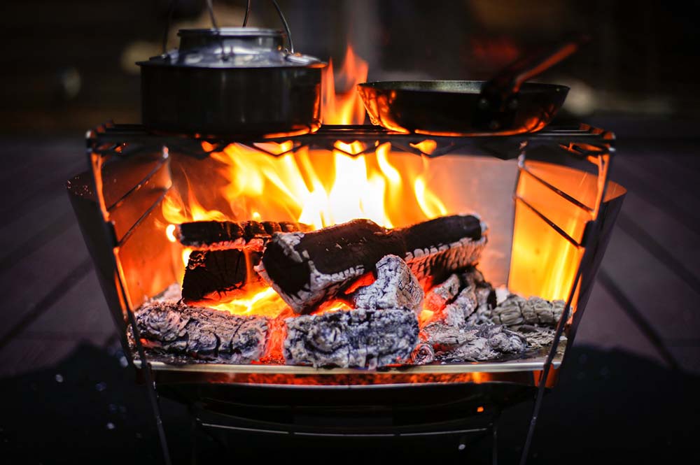 MAAGZ「多次元型焚き火台RAPCA（ラプカ）風防セット」